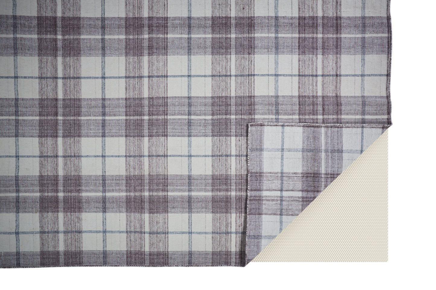 Crosby Transitional/Rustic Plaid Gray/Taupe/Ivory - Feizy Rug