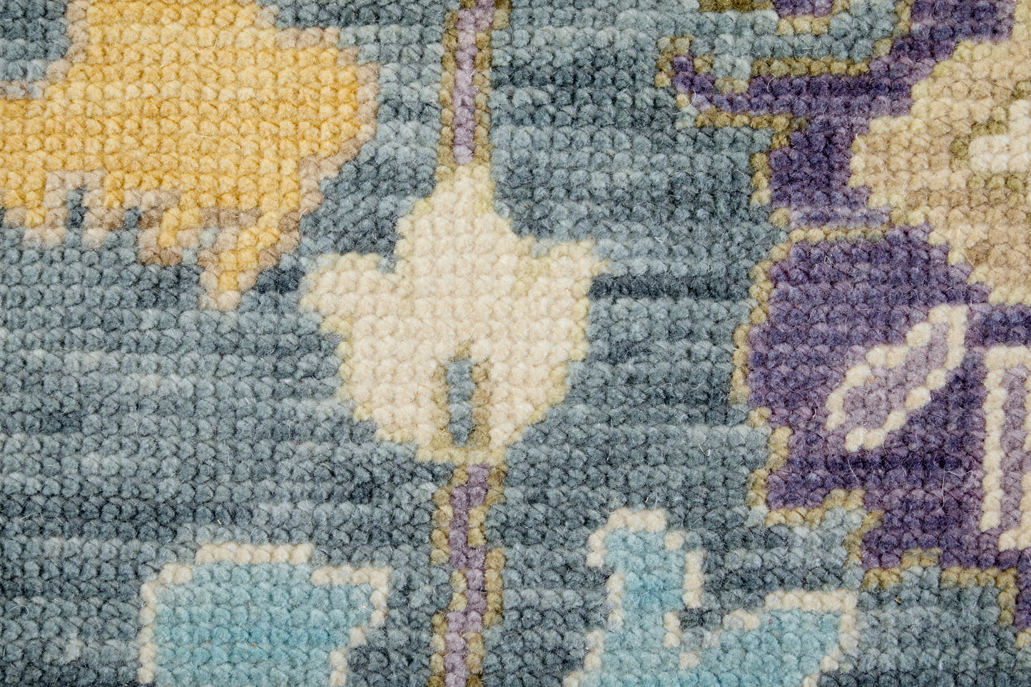 Karina Traditional/Bohemian & Eclectic/Craftsman Persian/Bordered/Floral & Botanical Gold/Blue/Purple - Feizy Rug