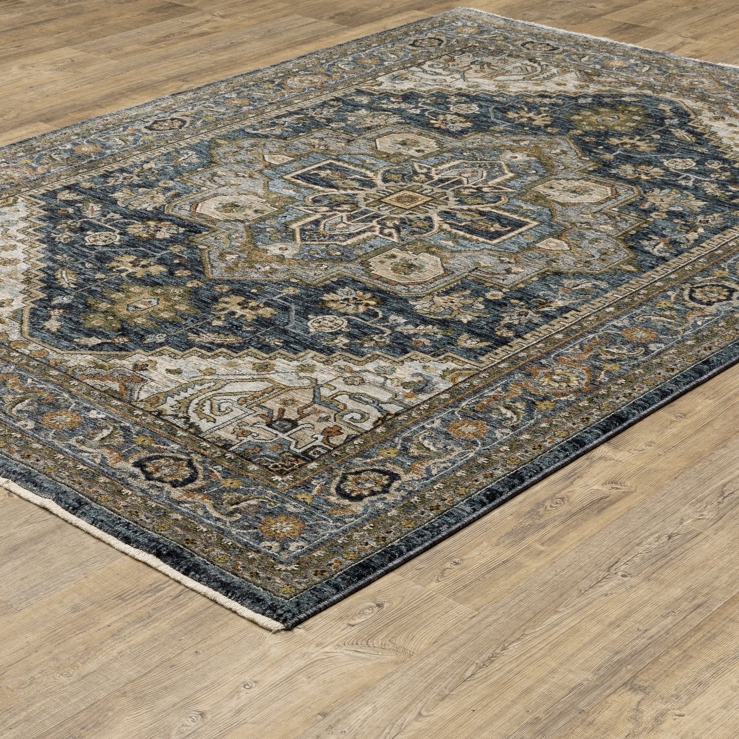 ABERDEEN 1144Q Blue Rug - ORIENTAL WEAVERS