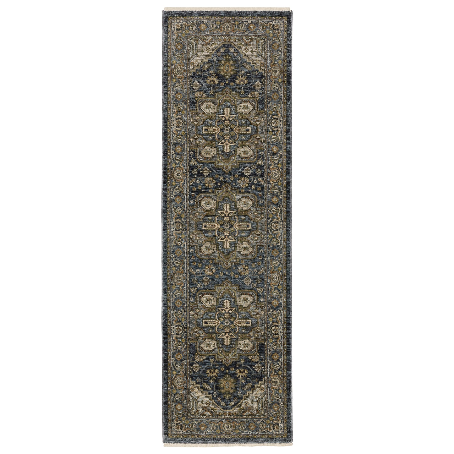 ABERDEEN 1144Q Blue Rug - ORIENTAL WEAVERS