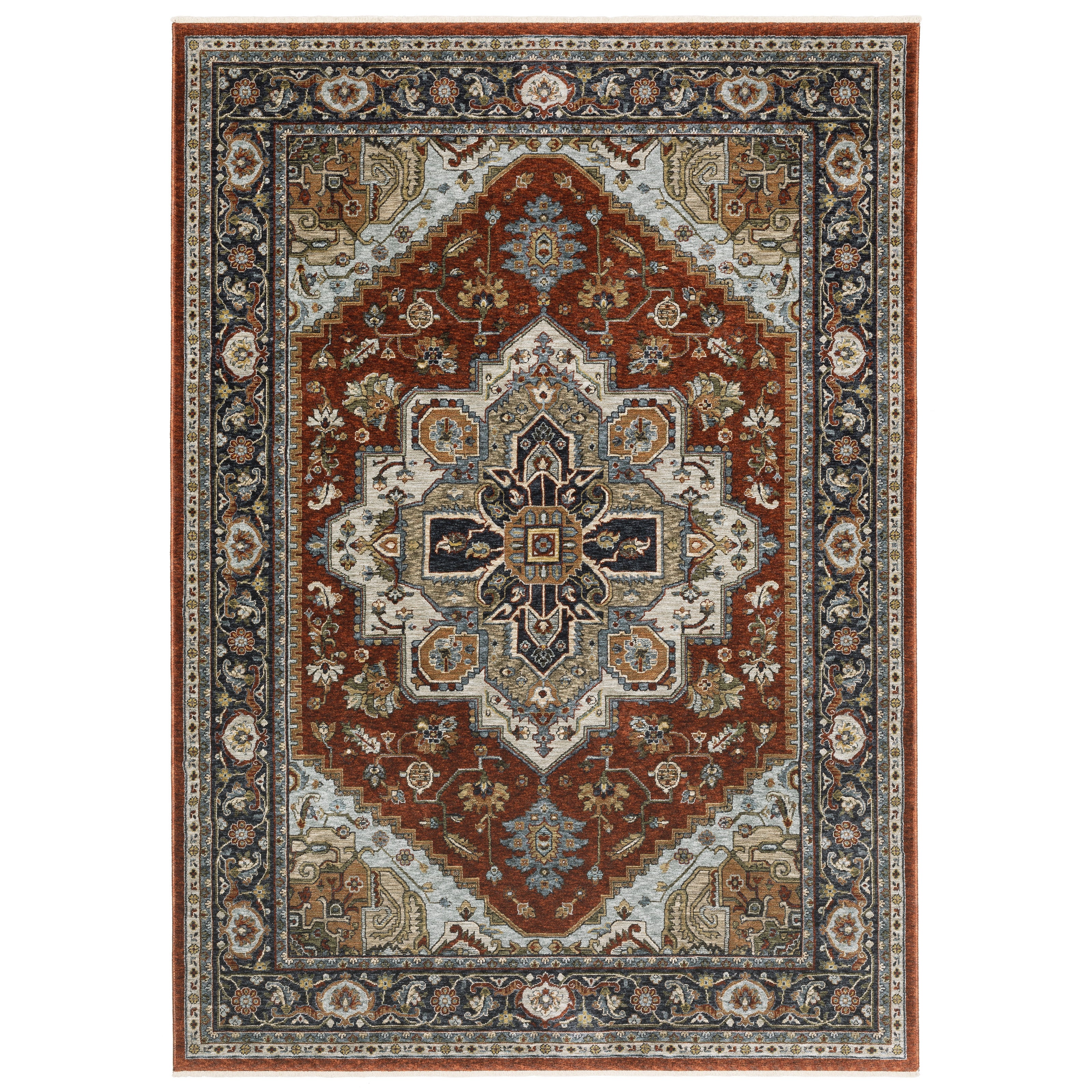 ABERDEEN 1144R Red Rug - ORIENTAL WEAVERS – Rug Gallery Outlet