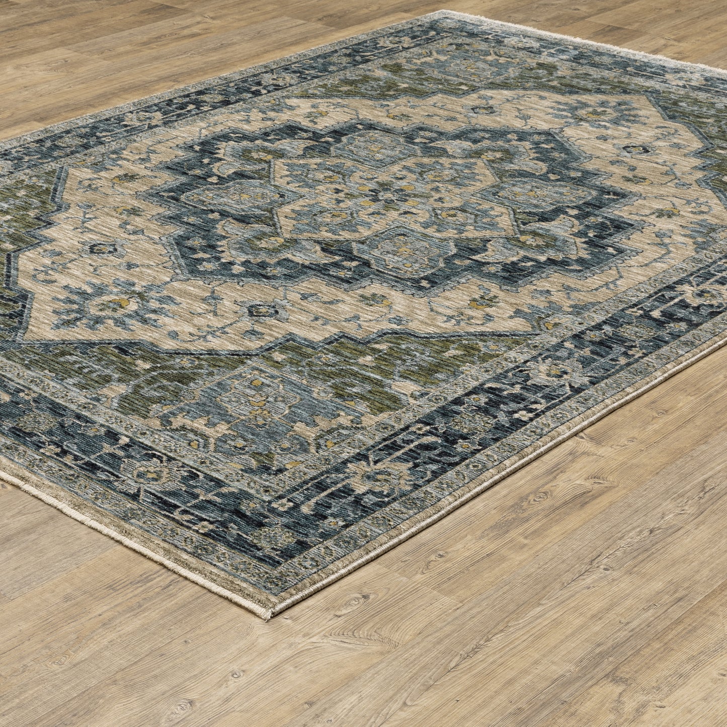 ABERDEEN 051G1 Blue Rug - ORIENTAL WEAVERS