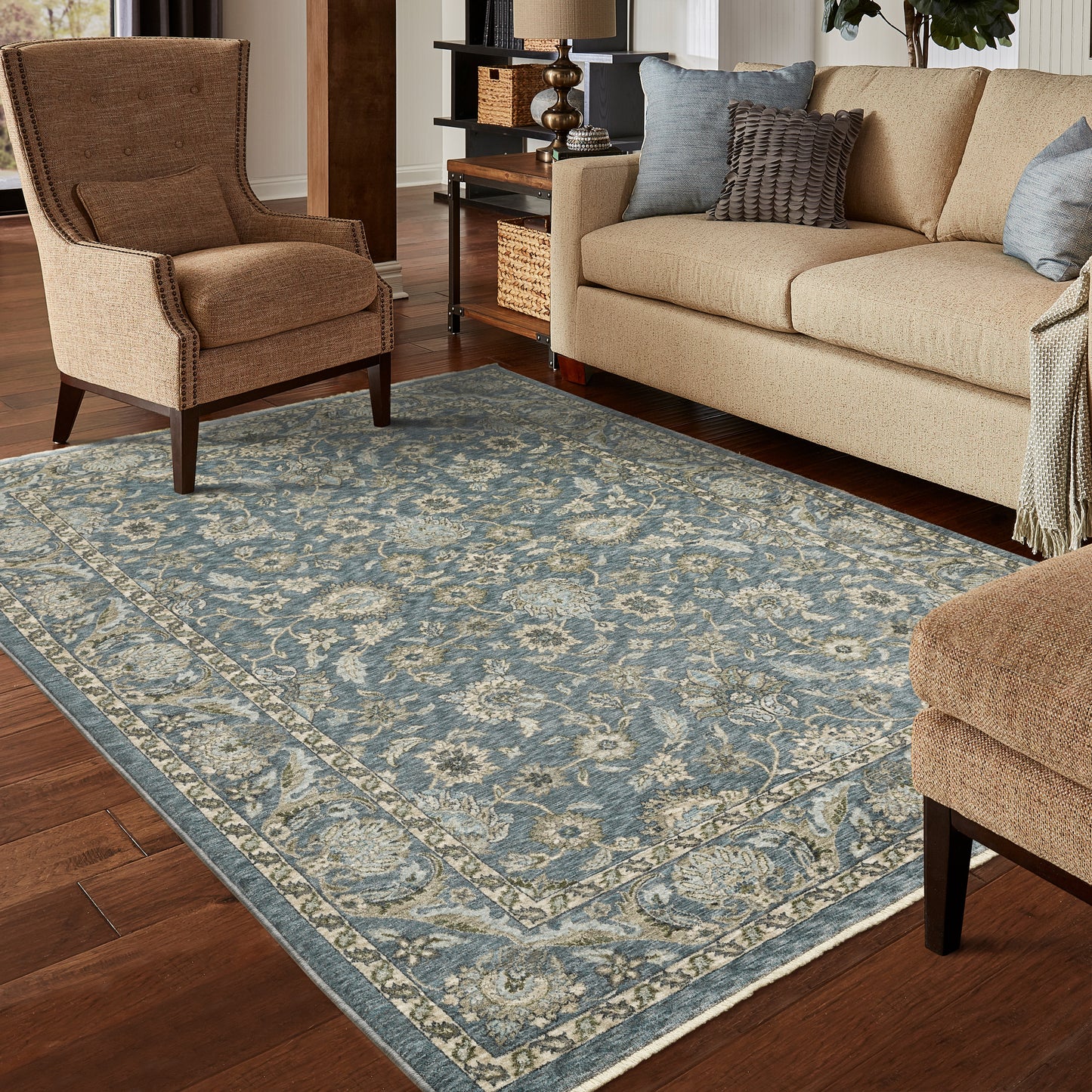 ABERDEEN 070H1 Blue Rug - ORIENTAL WEAVERS