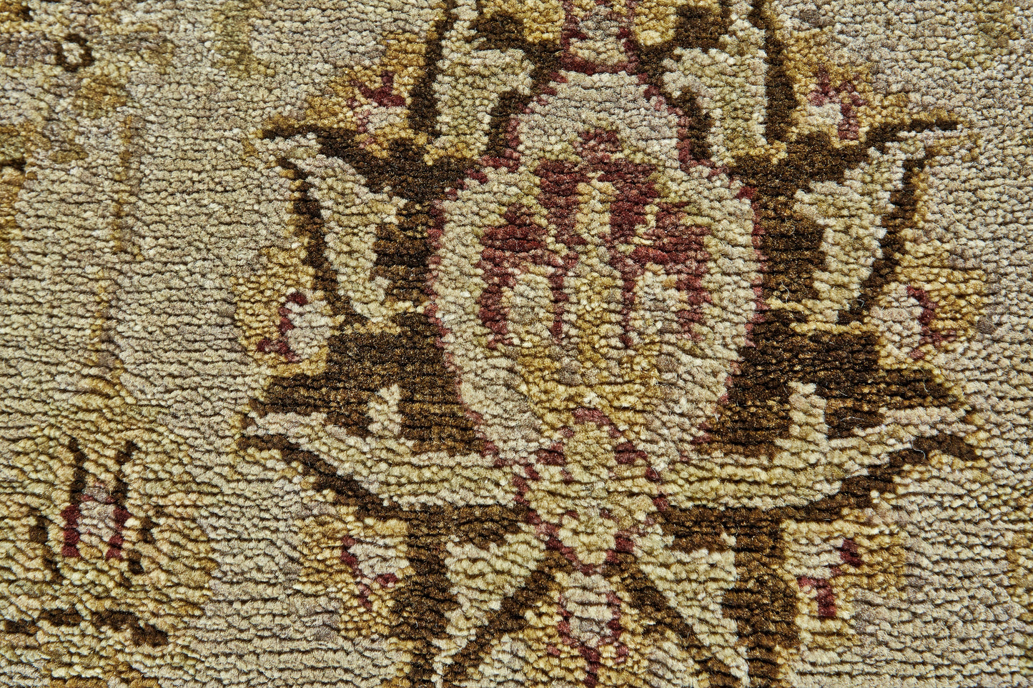 Drake Traditional/Classic/Vintage Persian/Oriental Brown/Gold/Tan - Feizy Rug