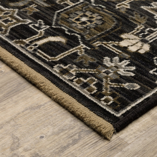 ACACIA ACA05 Black Rug - ORIENTAL WEAVERS