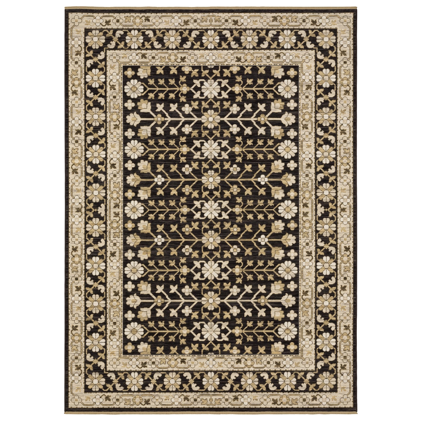 ACACIA ACA10 Black Rug - ORIENTAL WEAVERS