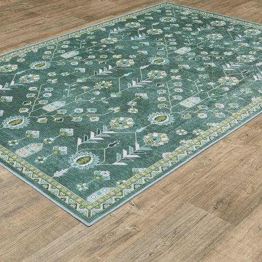 ADDISON ADD08 Teal Rug - ORIENTAL WEAVERS