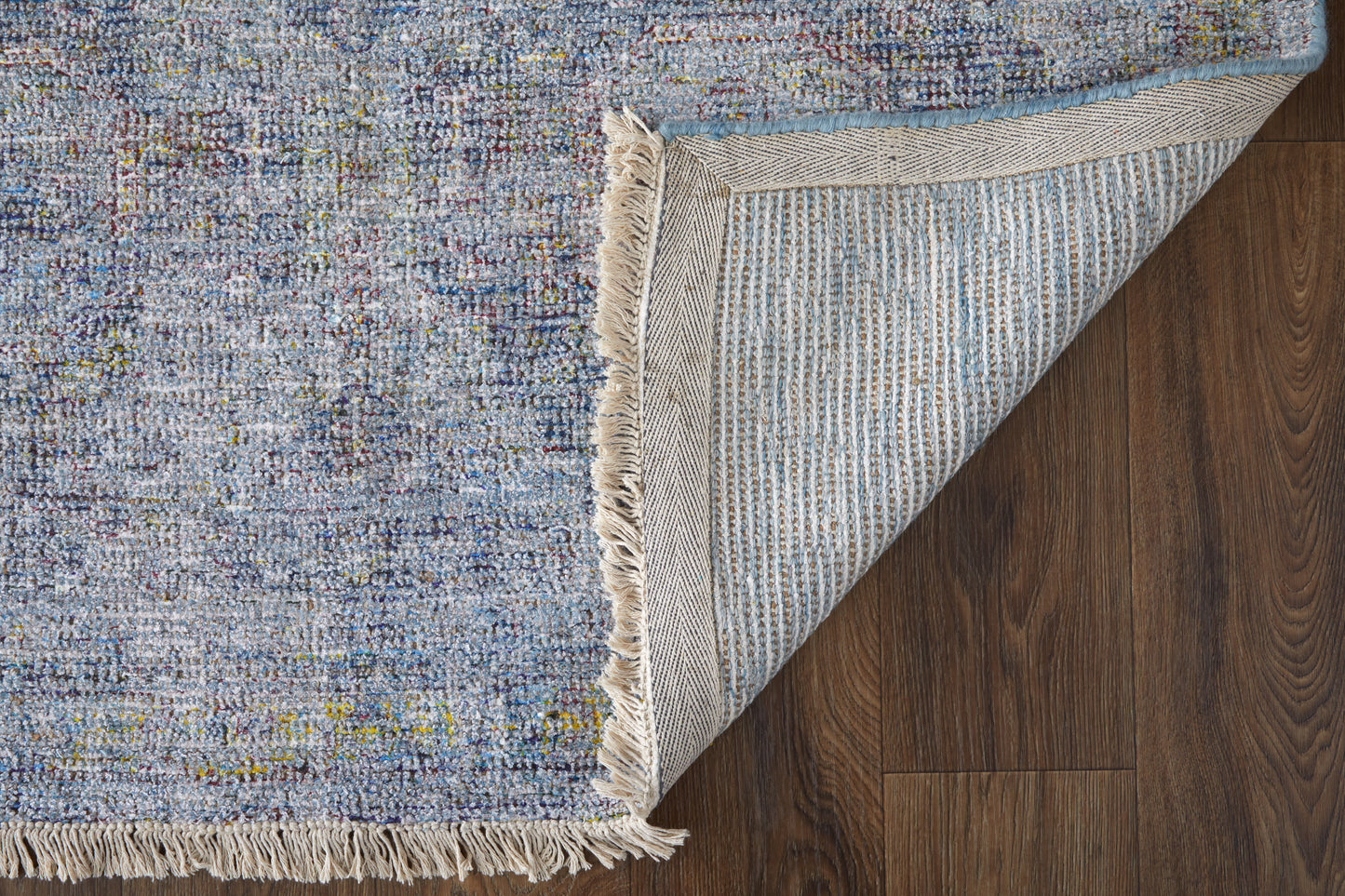 Caldwell Transitional/Bohemian & Eclectic Blue/Ivory Area Rug