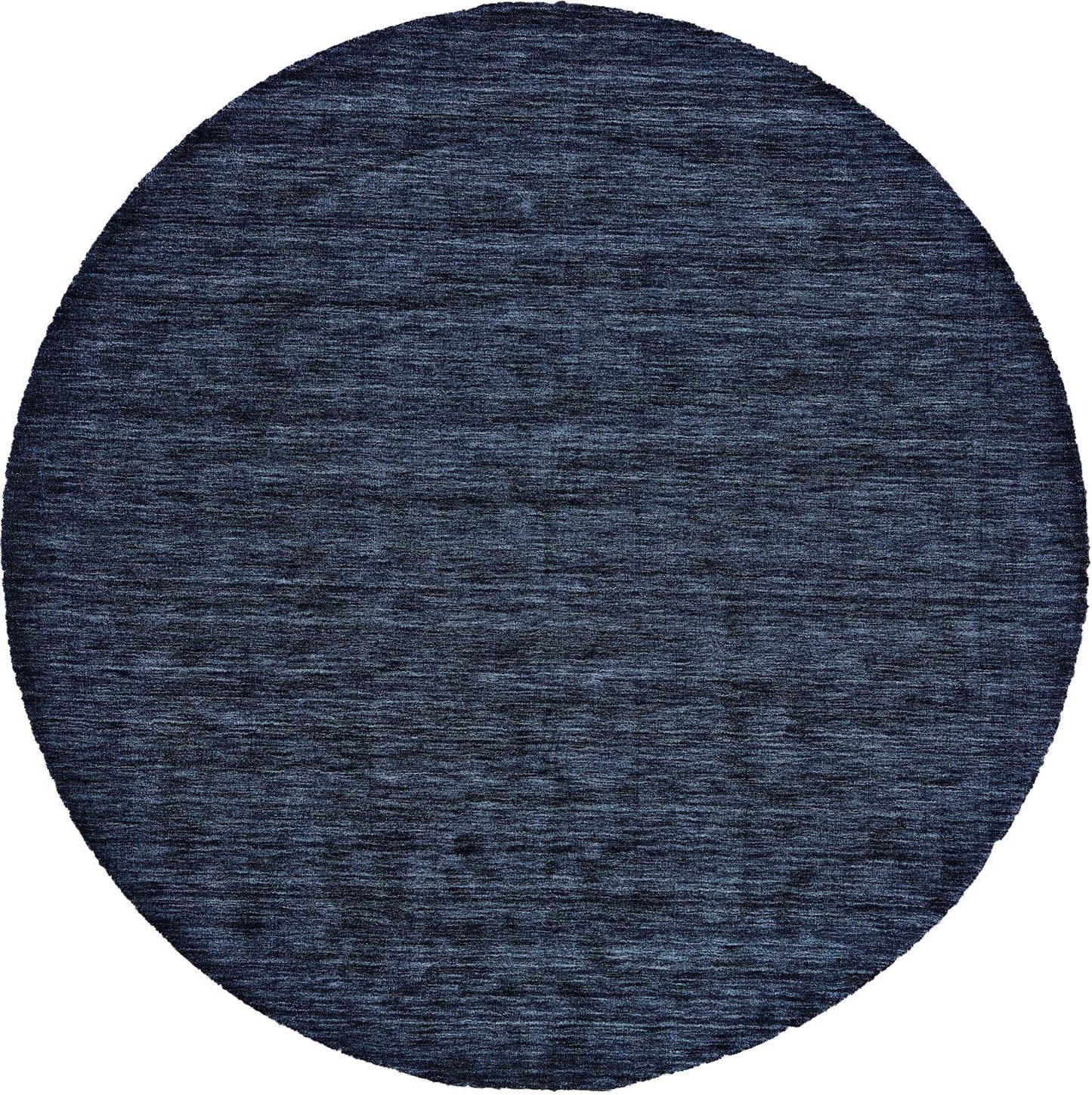 Luna Modern/Casual Blue Round Rug