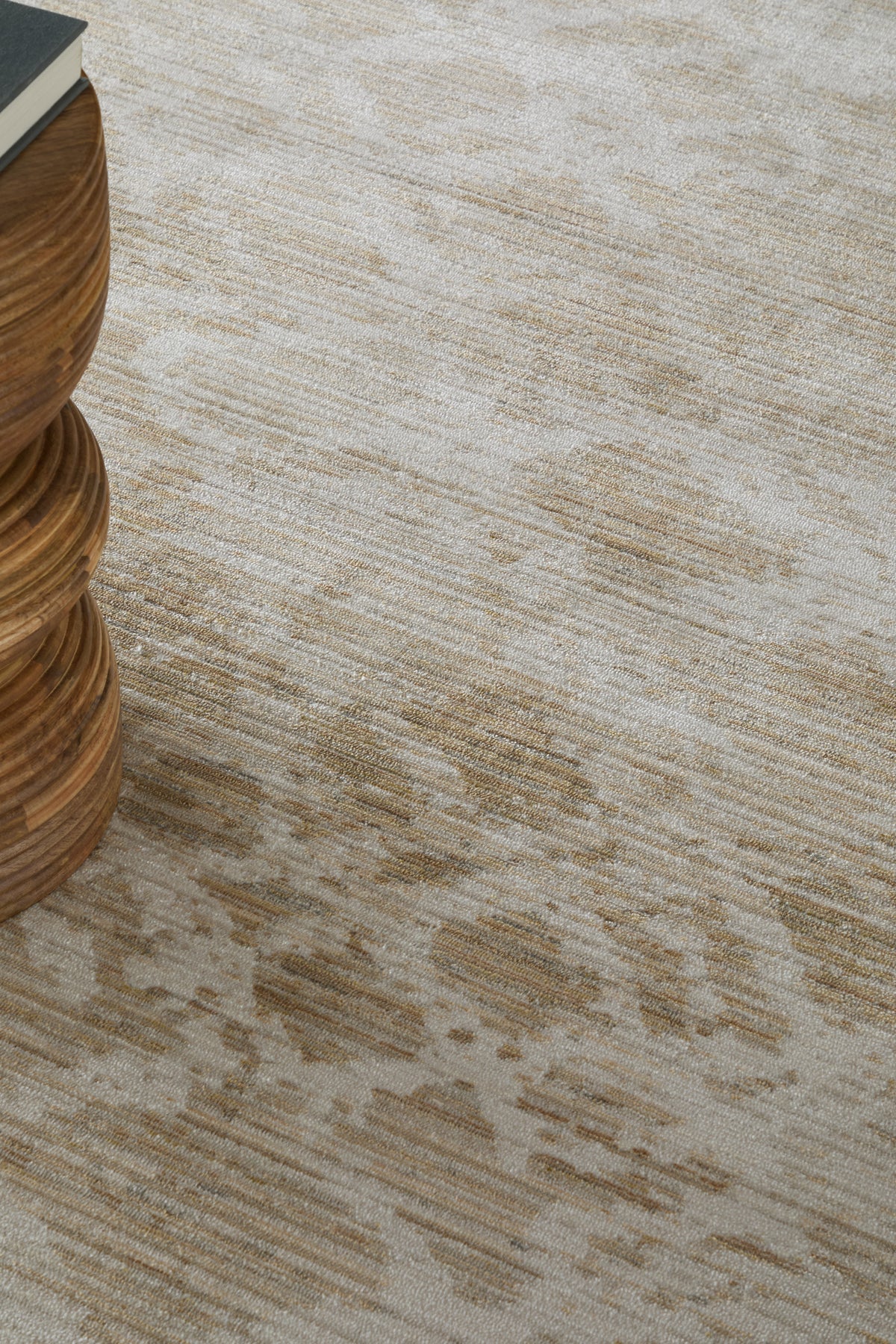 Greenwich Modern Abstract/Diamond/Distressed Tan/Ivory - Feizy Rug