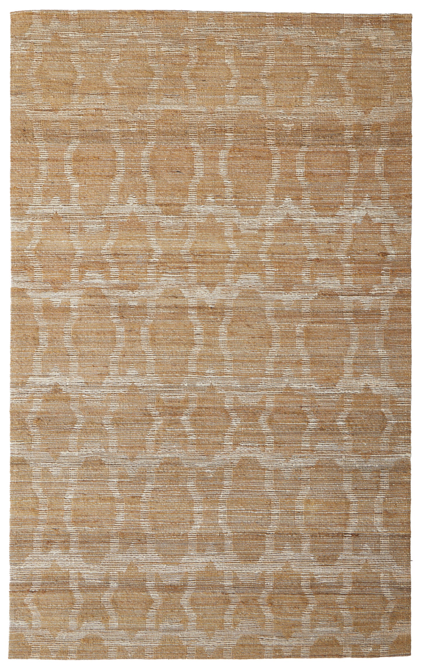 Lilliana Transitional/Bohemian & Eclectic/Casual Geometric/Ikat/Damask Tan/Ivory/Gold - Feizy Rug