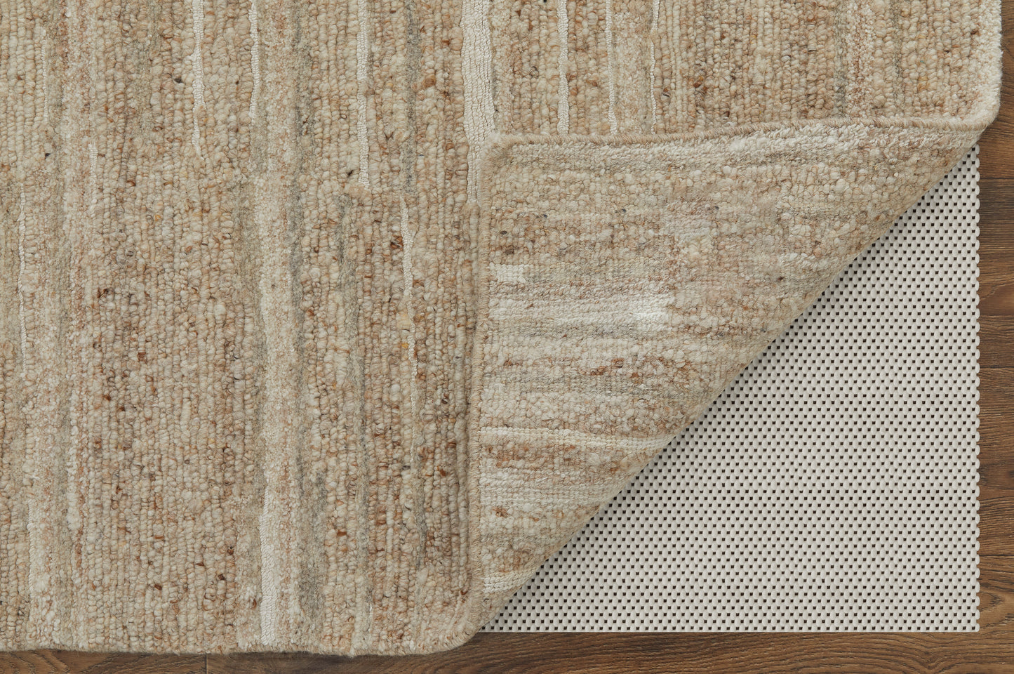 Navaro Modern/Scandinavian/Natural Ivory Accent Rug