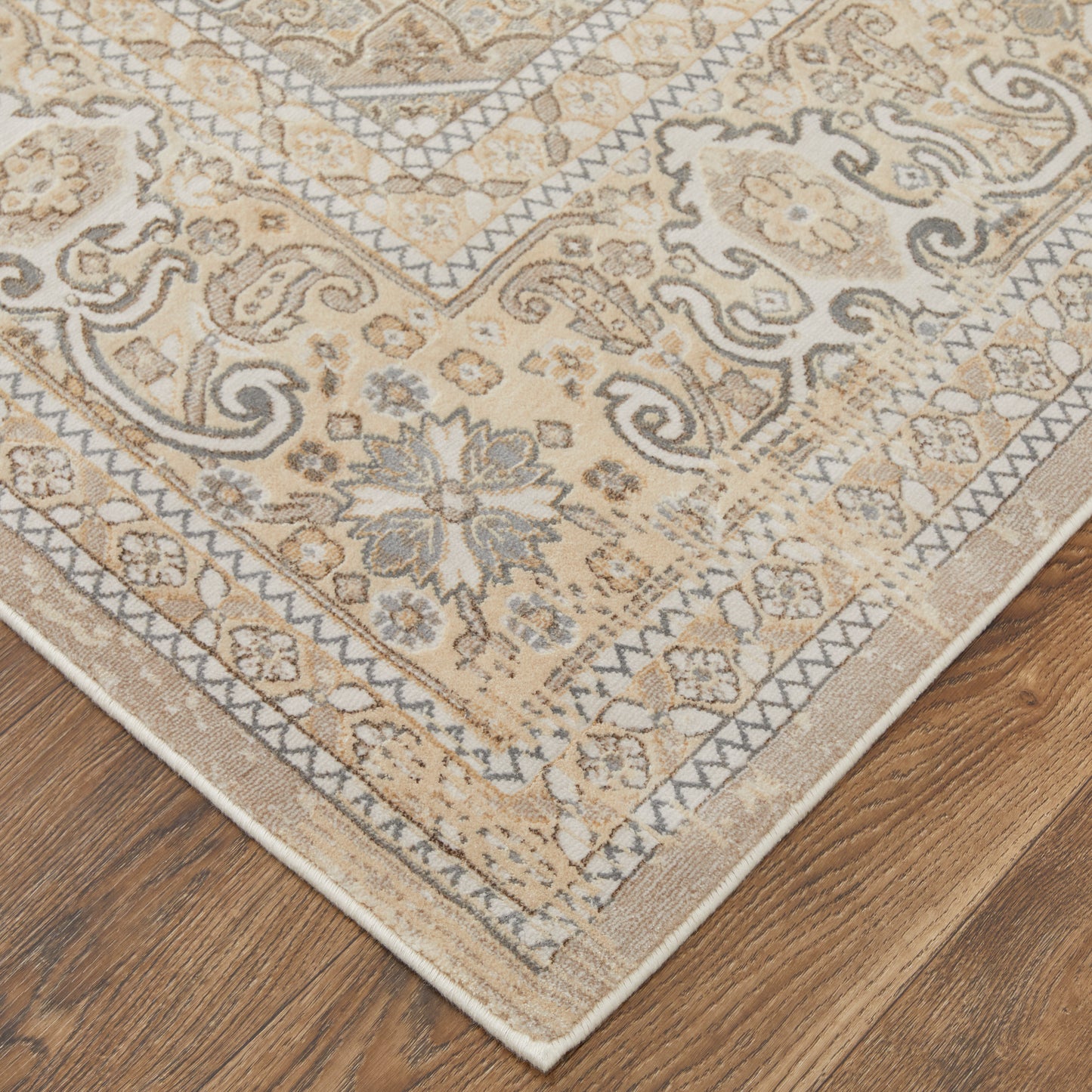 Celene Traditional/Vintage/Casual Brown/Ivory/Tan Accent Rug