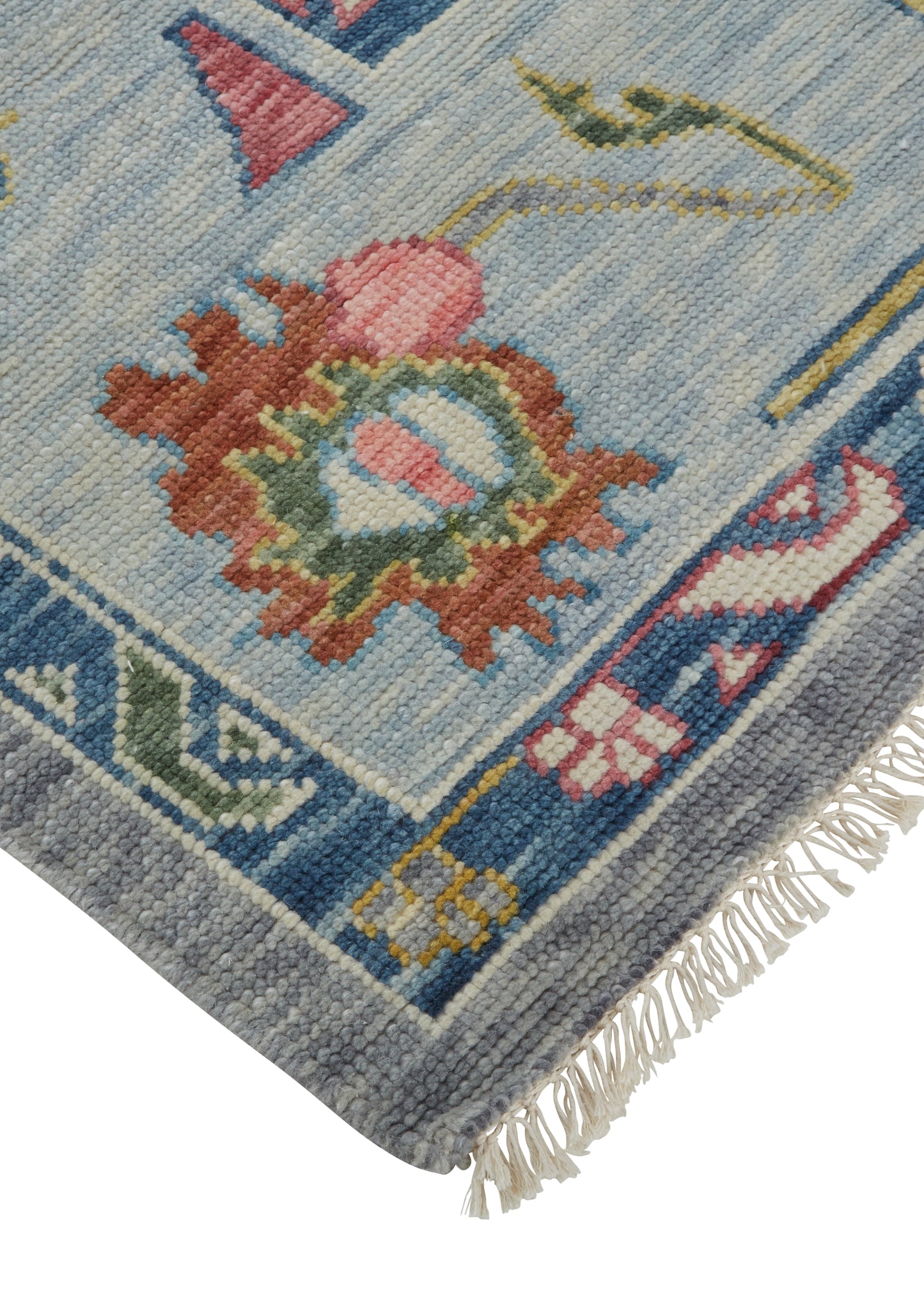 Karina Traditional/Persian/Craftsman Persian/Bordered/Abstract Blue/Gray/Red - Feizy Rug