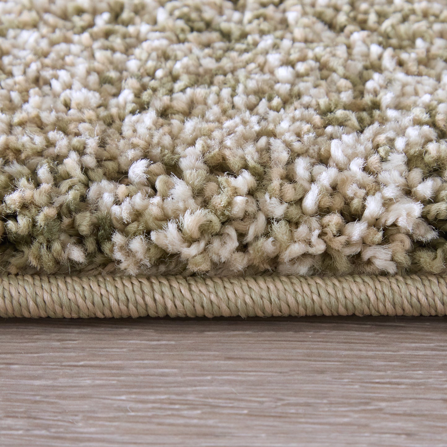 Jameson Modern/Bohemian & Eclectic Distressed/Abstract Green/Ivory - Feizy Rug