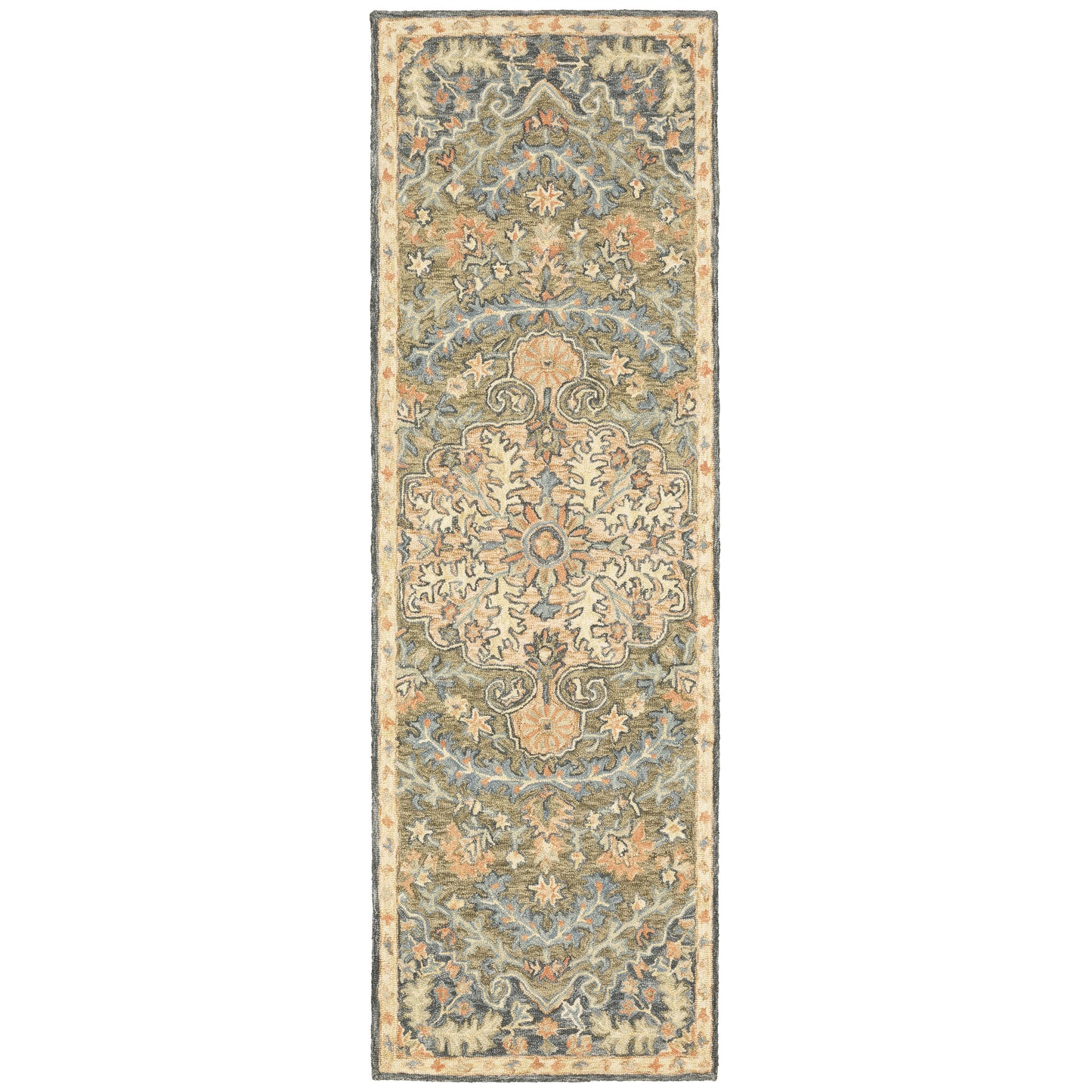 ALFRESCO 28401 Blue Rug - ORIENTAL WEAVERS