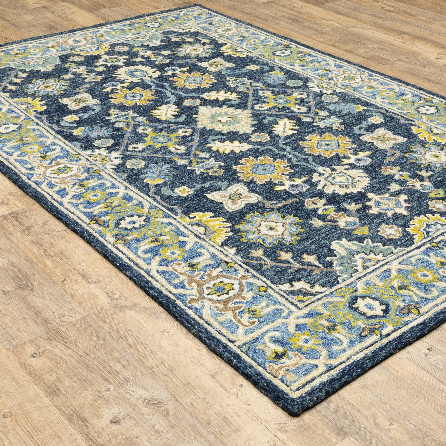 ALFRESCO 28405 Navy Rug - ORIENTAL WEAVERS