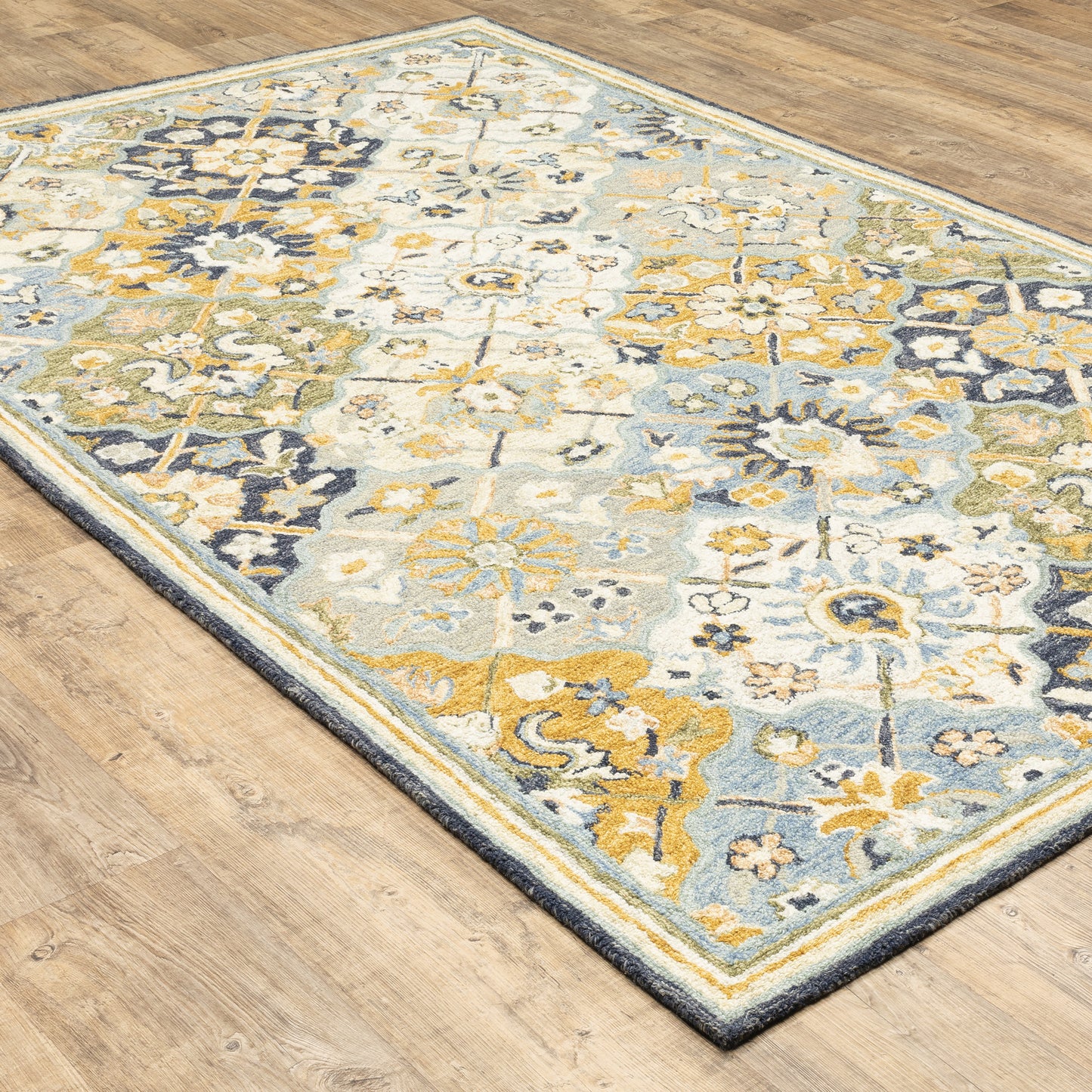 ALFRESCO 28406 Blue Rug - ORIENTAL WEAVERS