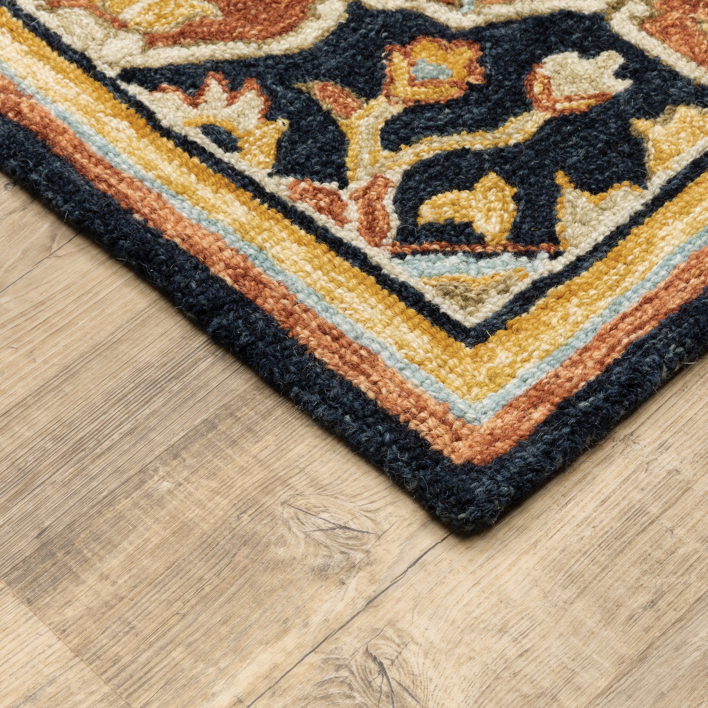 ALFRESCO 28408 Navy Rug - ORIENTAL WEAVERS