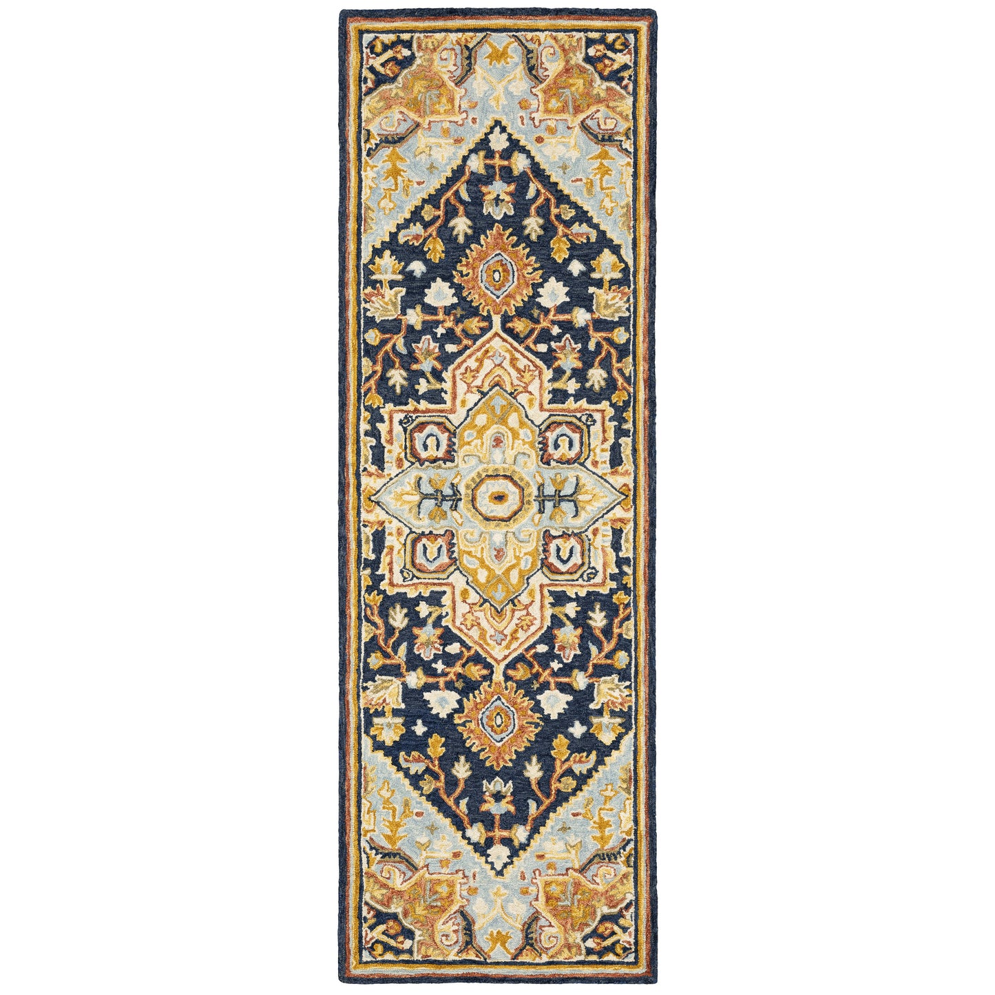 ALFRESCO 28408 Navy Rug - ORIENTAL WEAVERS