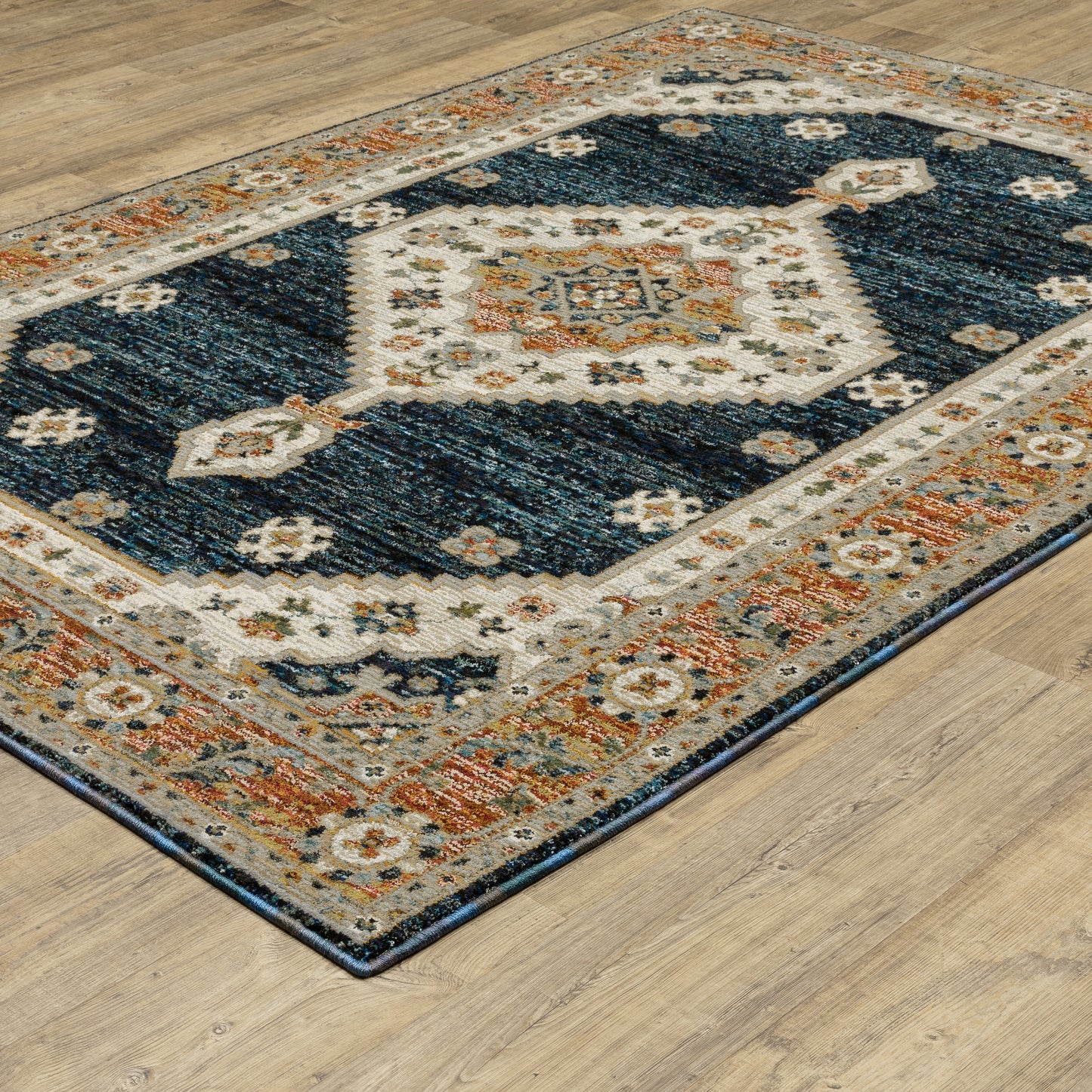 ANDORRA 2281E Blue Rug - ORIENTAL WEAVERS