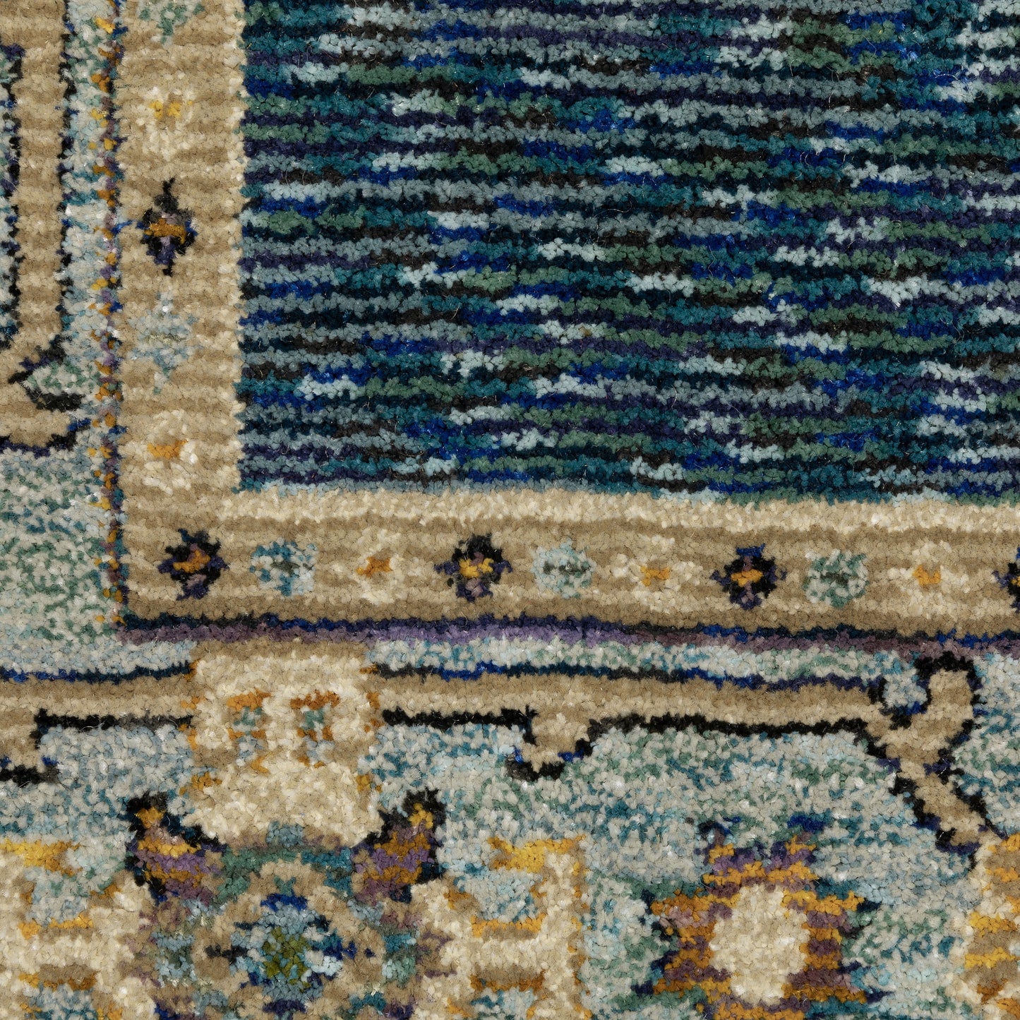 ANDORRA 2430A Blue Rug - ORIENTAL WEAVERS