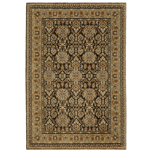 ANDORRA 2431A Brown Rug - ORIENTAL WEAVERS