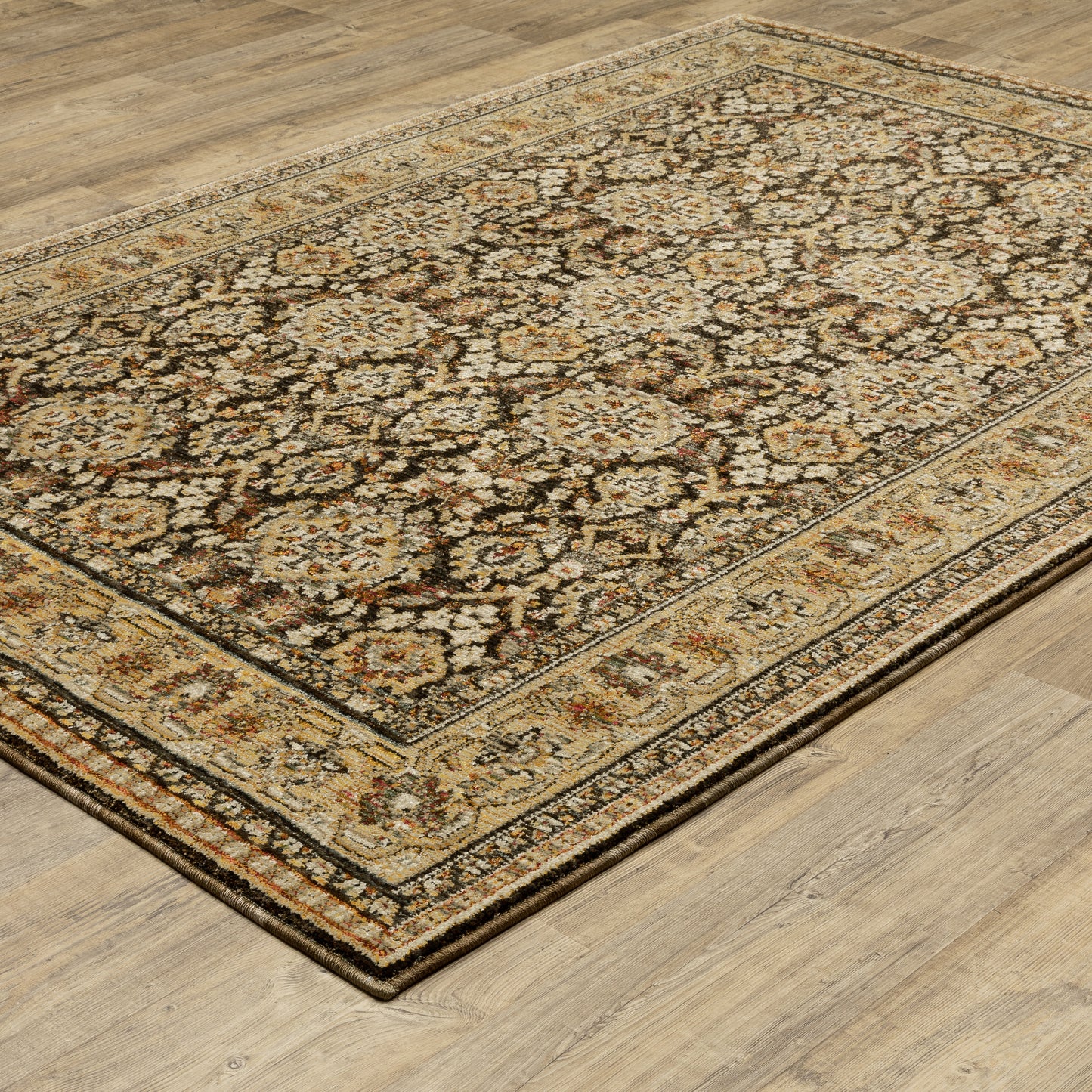 ANDORRA 2431A Brown Rug - ORIENTAL WEAVERS