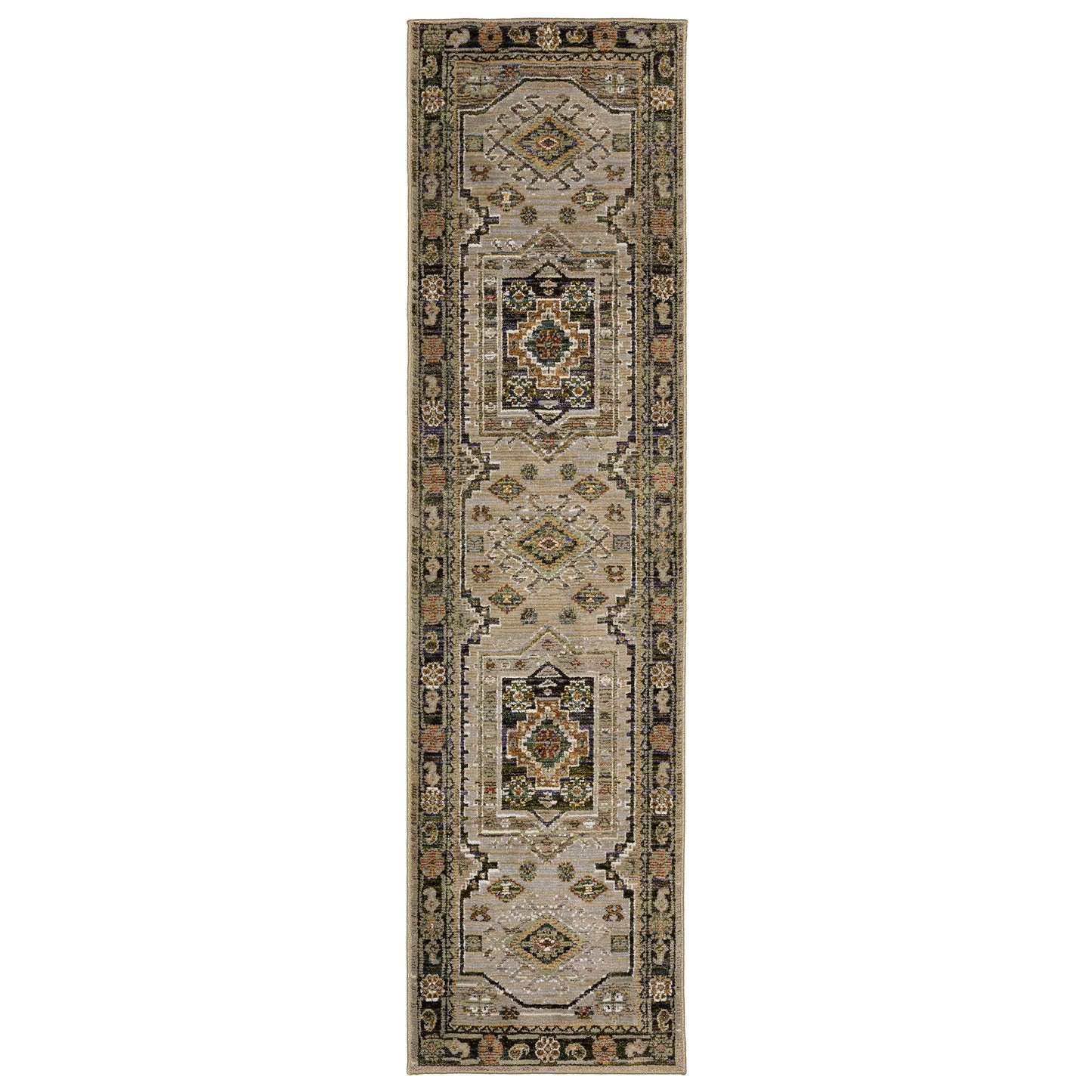 ANDORRA 2442D Green Rug - ORIENTAL WEAVERS