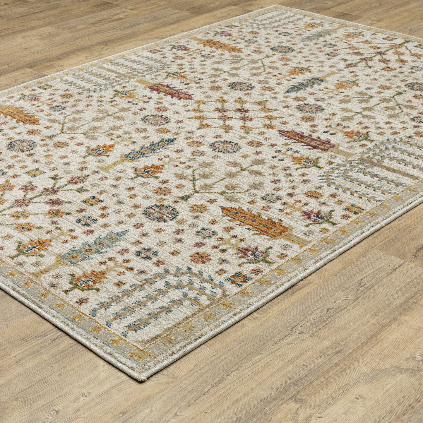 ANDORRA 2449B Ivory Rug - ORIENTAL WEAVERS
