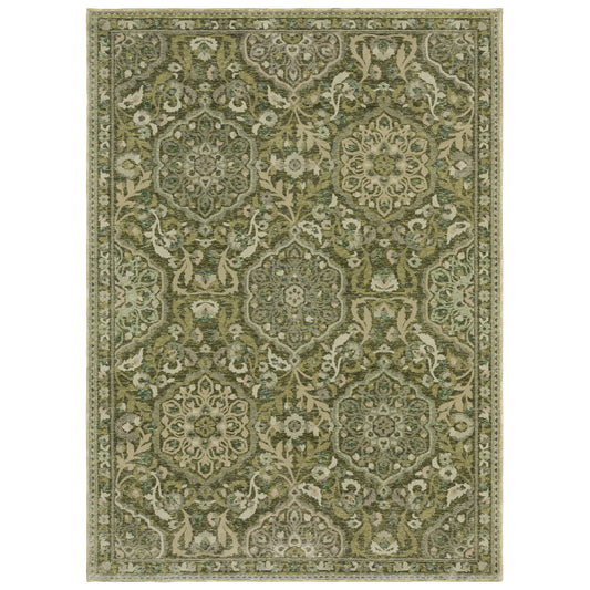 ANDORRA 3709C Green Rug - ORIENTAL WEAVERS