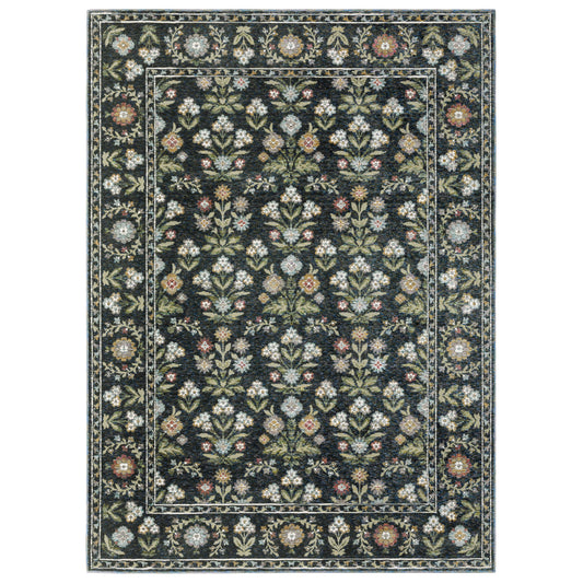 ANDORRA 3710A Blue Rug - ORIENTAL WEAVERS