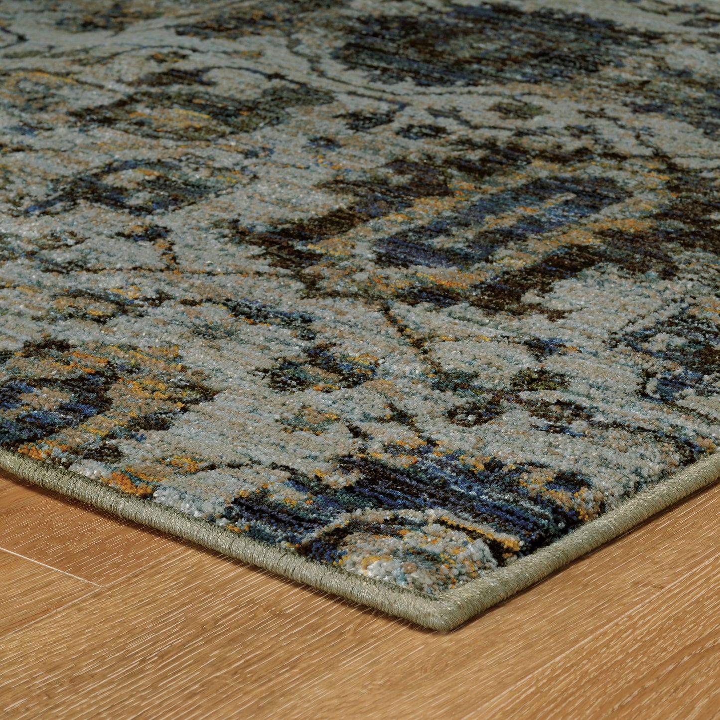 ANDORRA 7120A Blue Rug - ORIENTAL WEAVERS