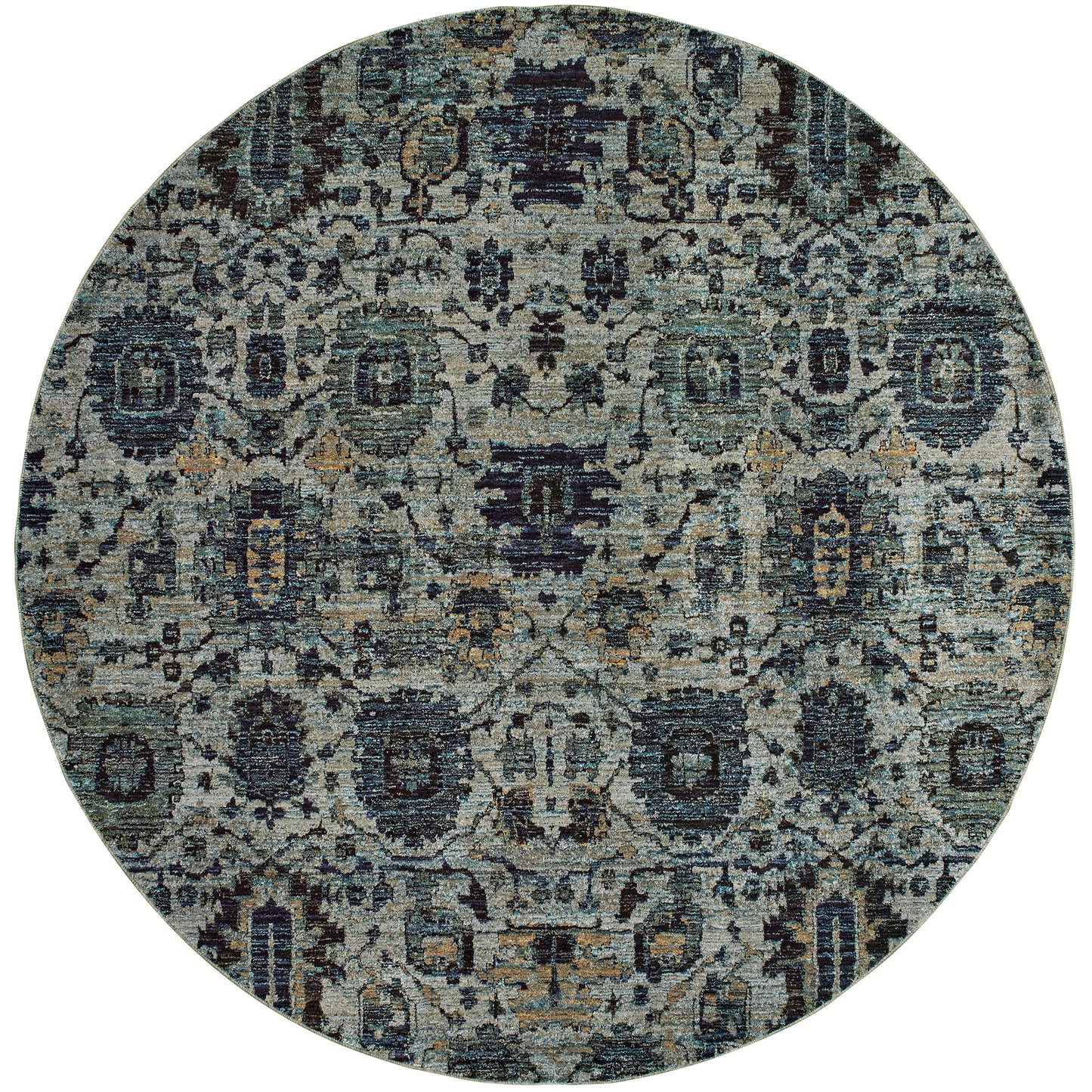 ANDORRA 7120A Blue Rug - ORIENTAL WEAVERS