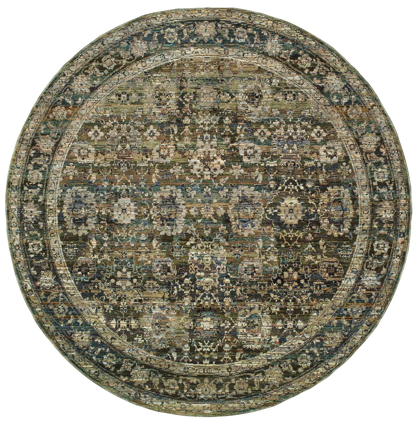 ANDORRA 7125C Green Rug - ORIENTAL WEAVERS