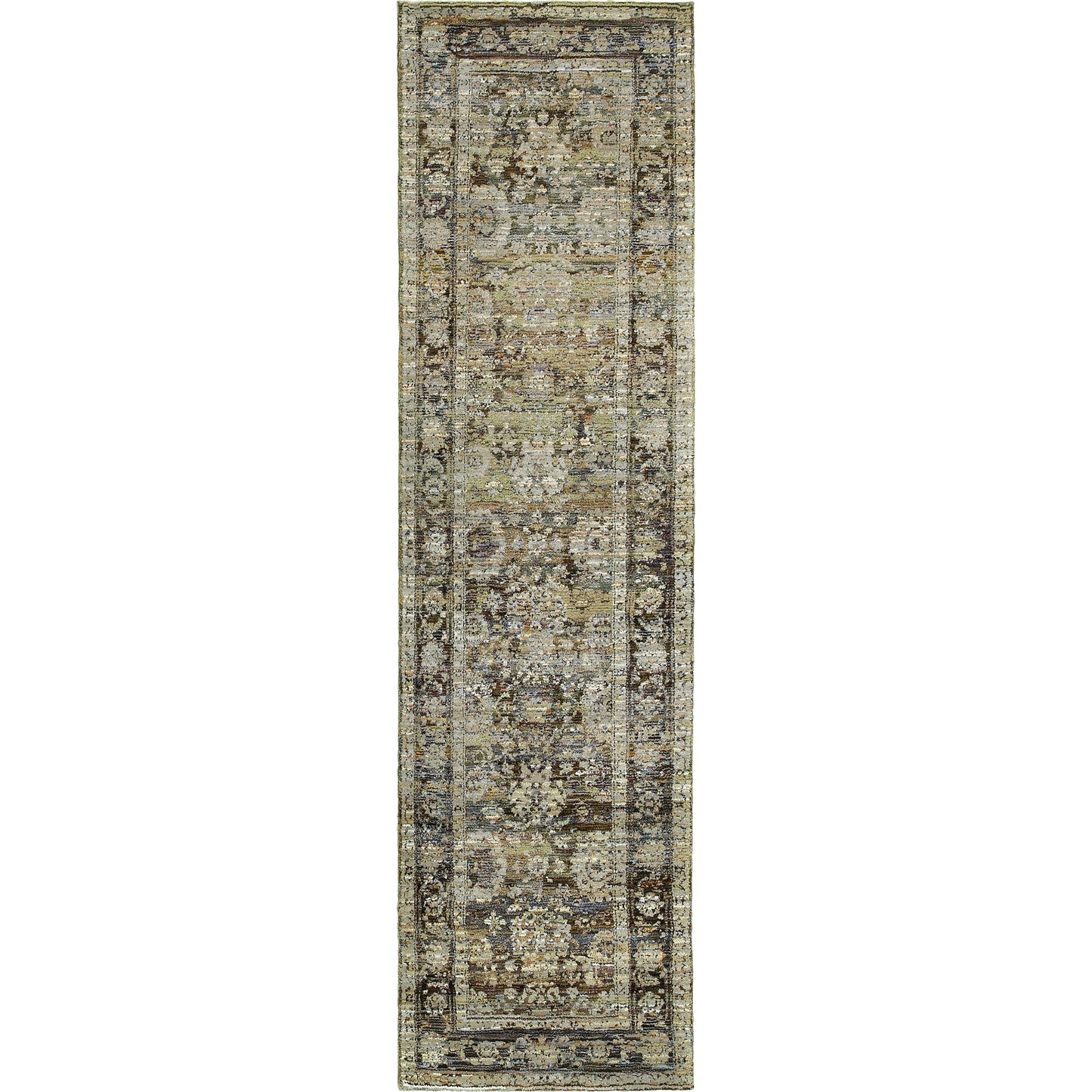 ANDORRA 7125C Green Rug - ORIENTAL WEAVERS