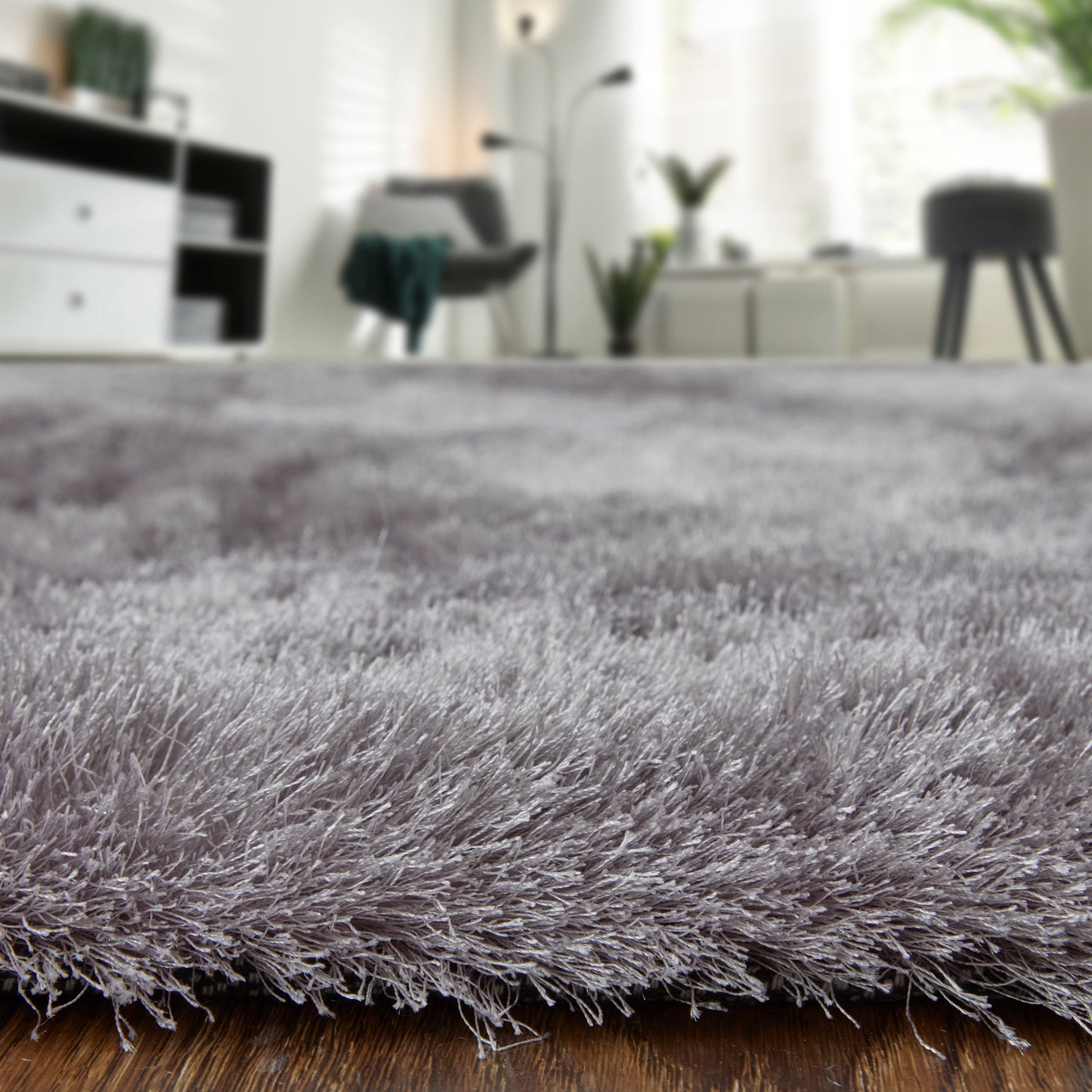 Indochine Modern/Luxury & Glam/Casual Solid Purple - Feizy Rug