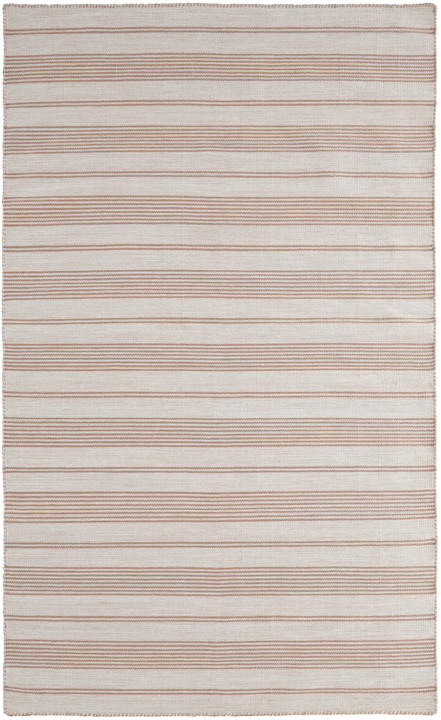 Duprine Transitional/Casual/Nautical & Coastal Stripes/Geometric Ivory/Taupe - Feizy Rug