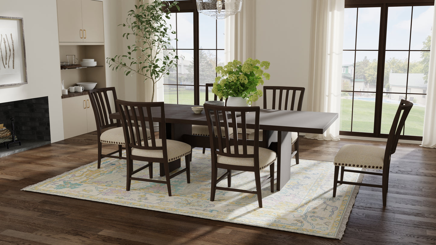 Karina Traditional/Bohemian & Eclectic/Craftsman Gray/Purple/Gold Area Rug