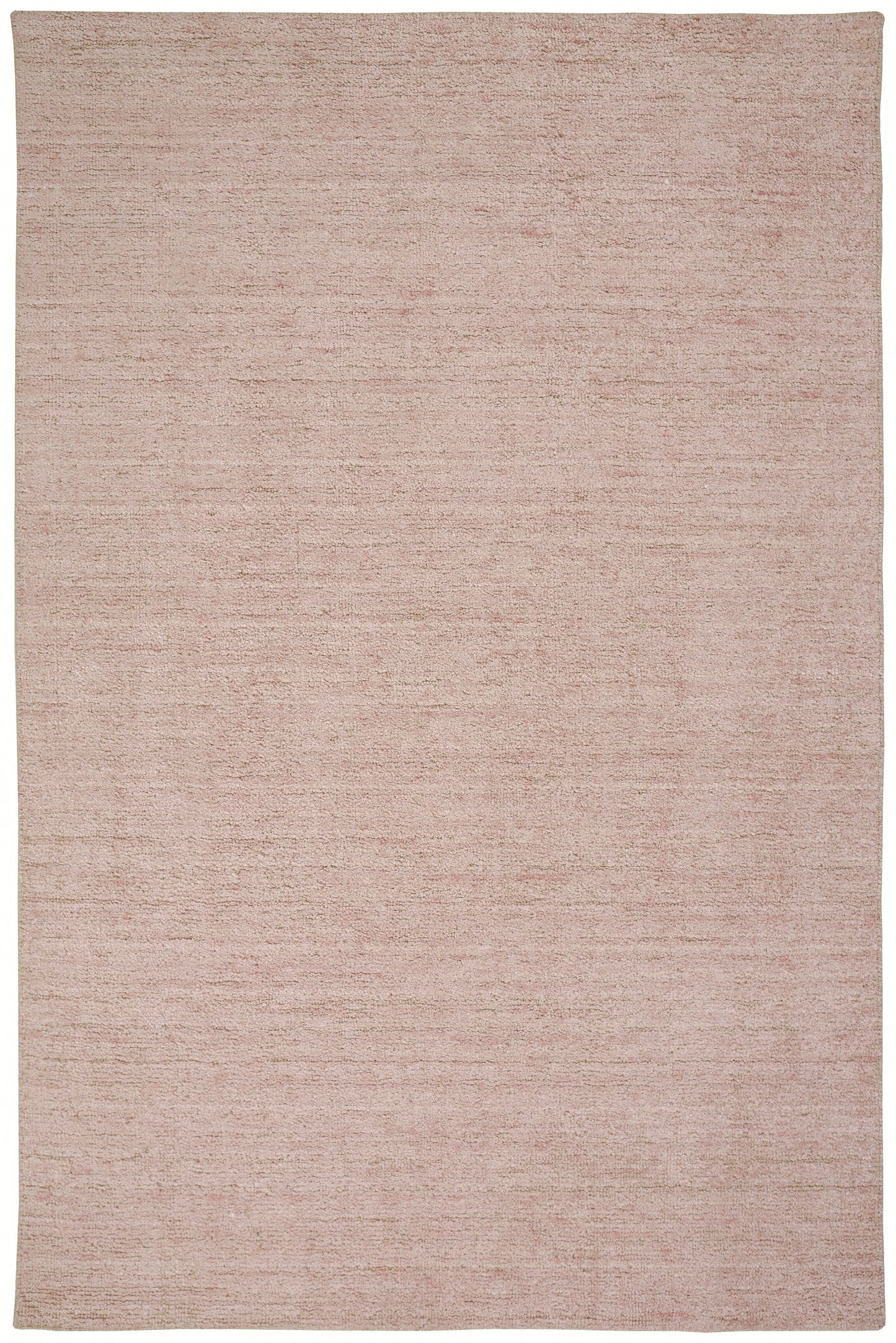 Delino Transitional/Casual/Industrial Solid Pink/Ivory - Feizy Rug
