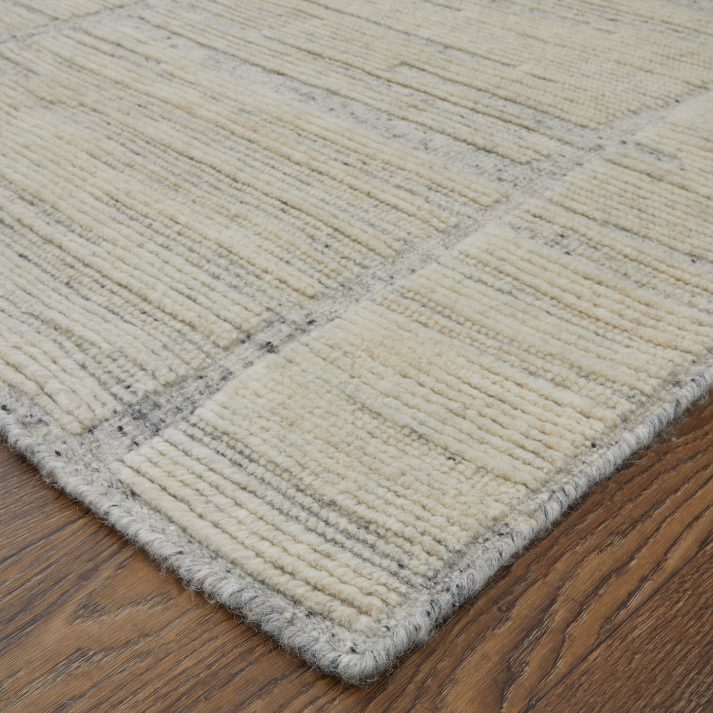 Bluff Modern/Scandinavian/Casual Ivory Area Rug