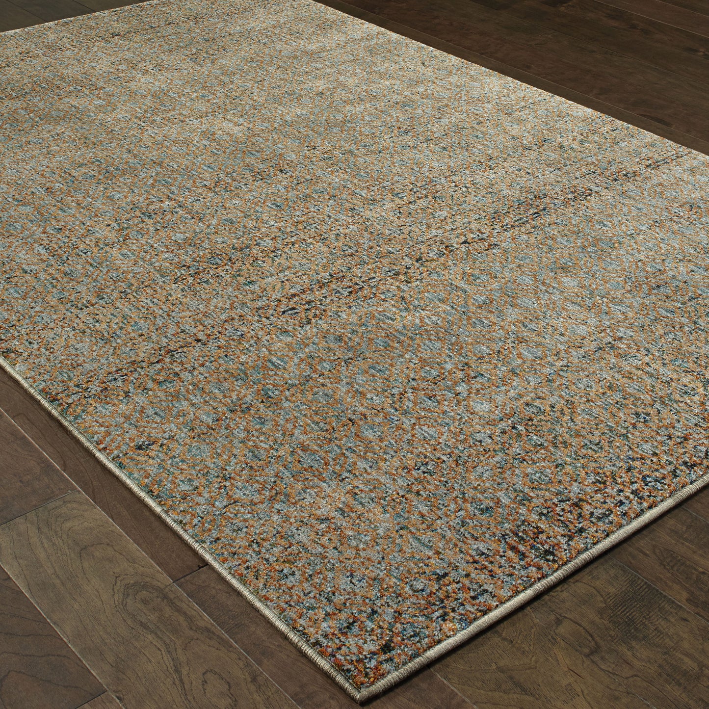 ATLAS 8048B Blue Rug - ORIENTAL WEAVERS