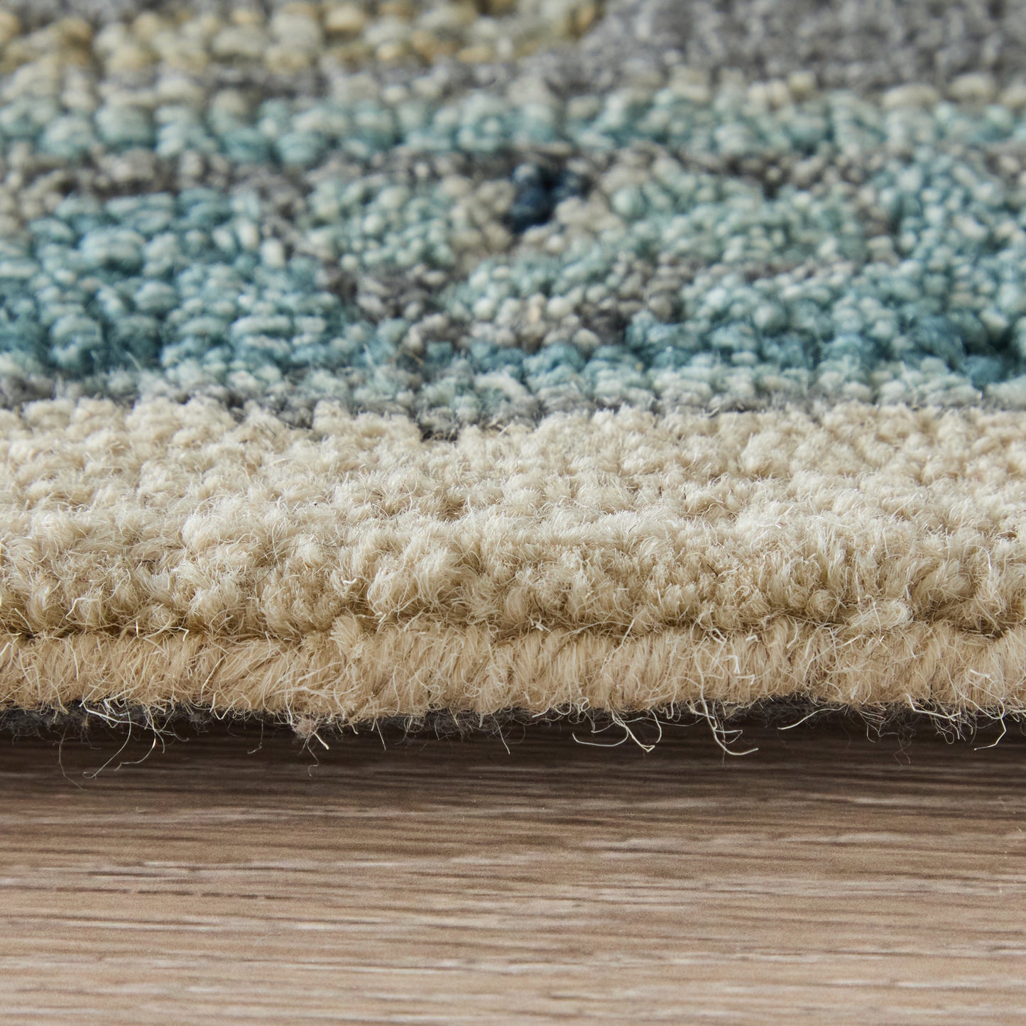 Springfield Traditional Floral & Botanical/Bordered Blue/Gray/Ivory - Feizy Rug