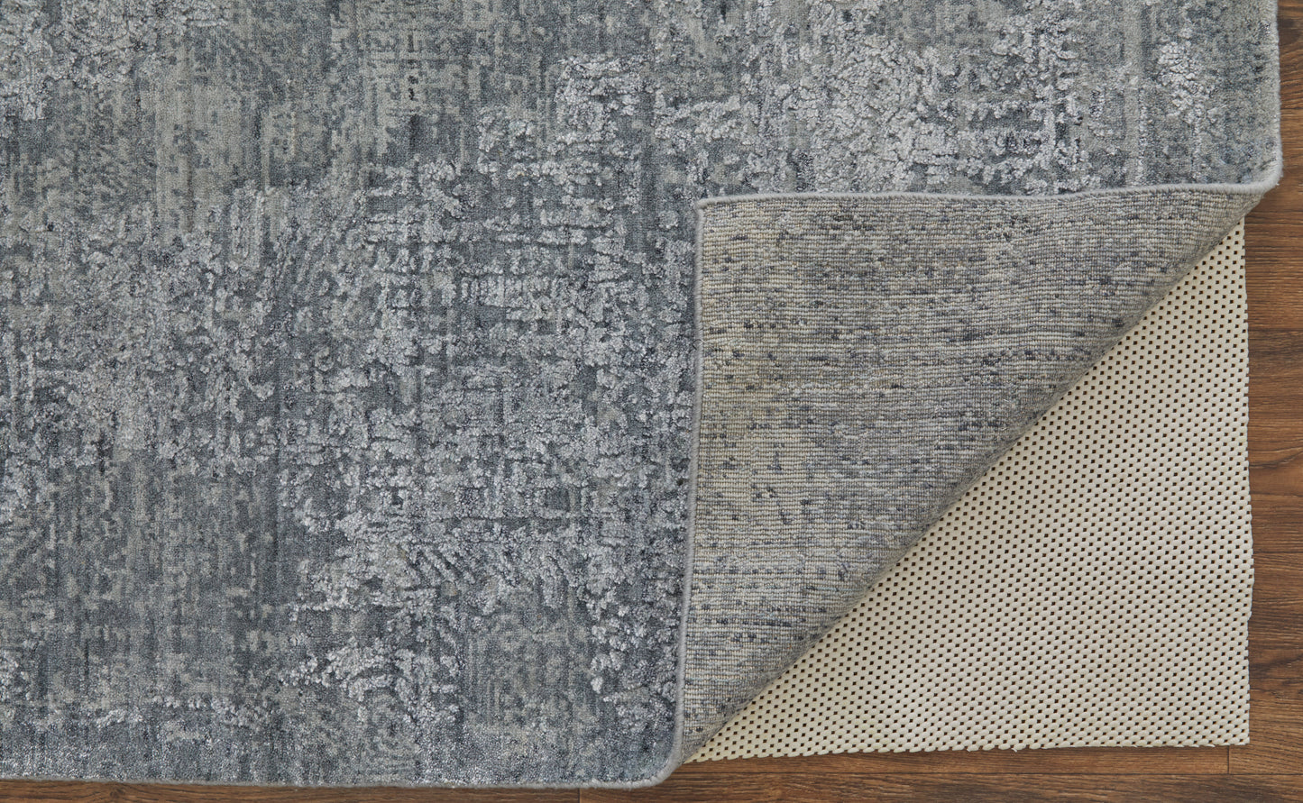 Eastfield Modern/Industrial/Casual Gradient & Ombre Blue/Gray - Feizy Rug