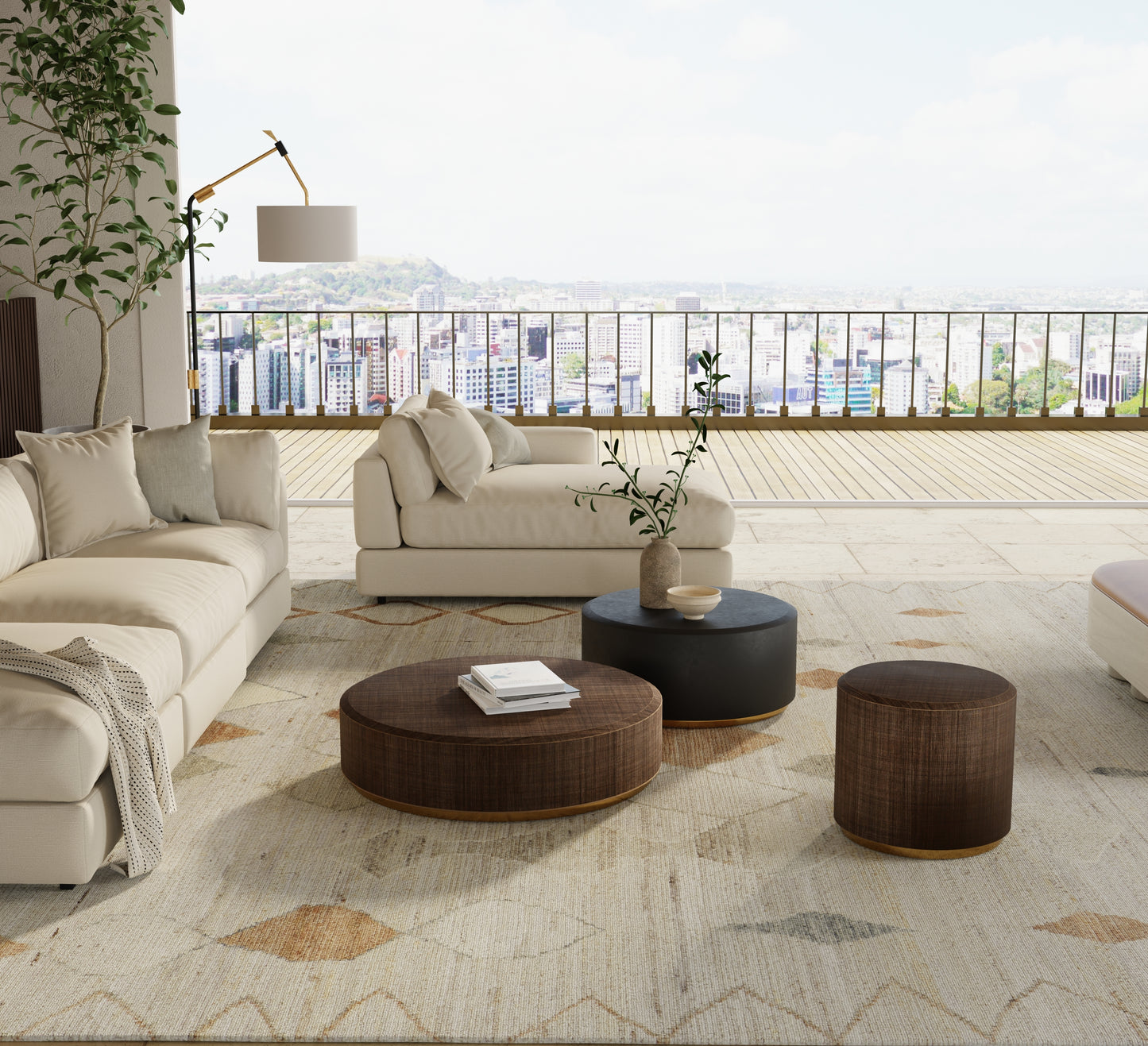 Kasbah Transitional/Bohemian & Eclectic/Casual Moroccan/Diamond/Chevron Tan/Orange/Gray - Feizy Rug