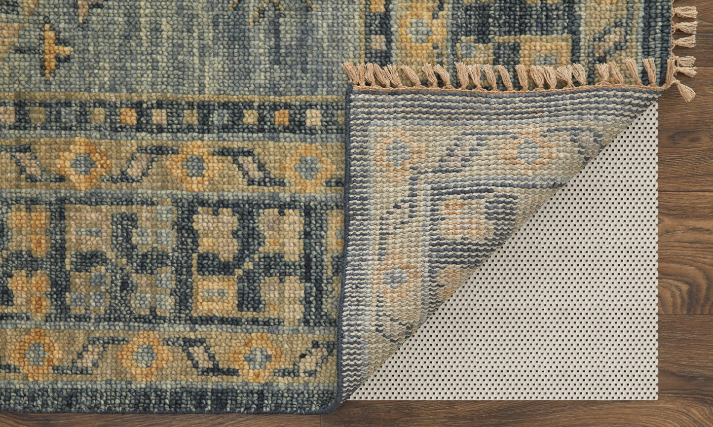Fillmore Transitional/Vintage/Bohemian & Eclectic Blue/Gray Accent Rug