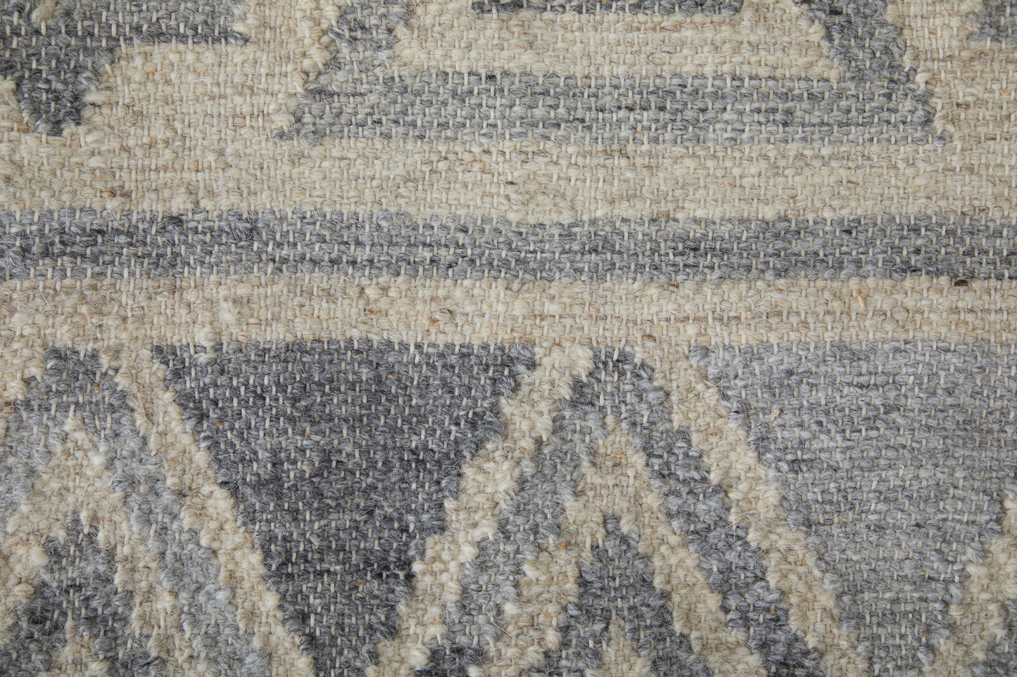 Savona Transitional/Bohemian & Eclectic/Casual Southwestern/Geometric Ivory/Gray/Blue - Feizy Rug