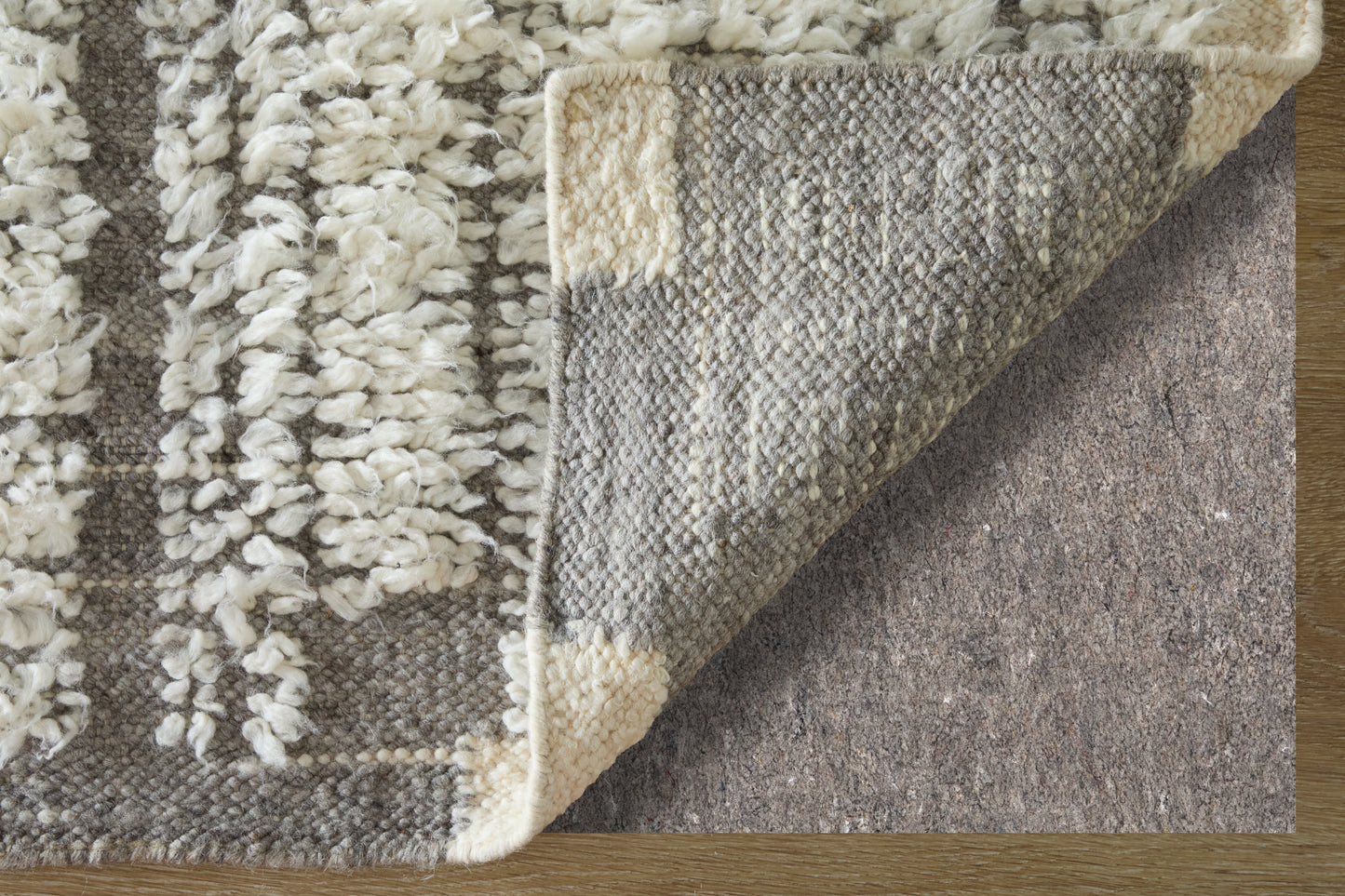 Ashby Transitional/Casual Stripes Ivory/Gray - Feizy Rug