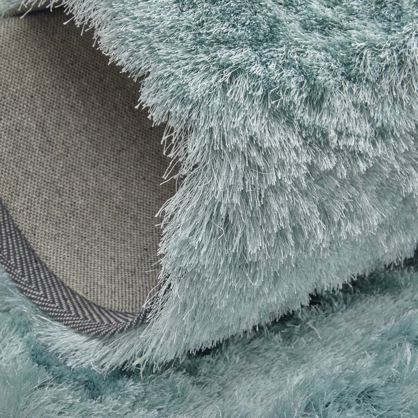 Indochine Modern/Luxury & Glam/Casual Blue/Silver Accent Rug