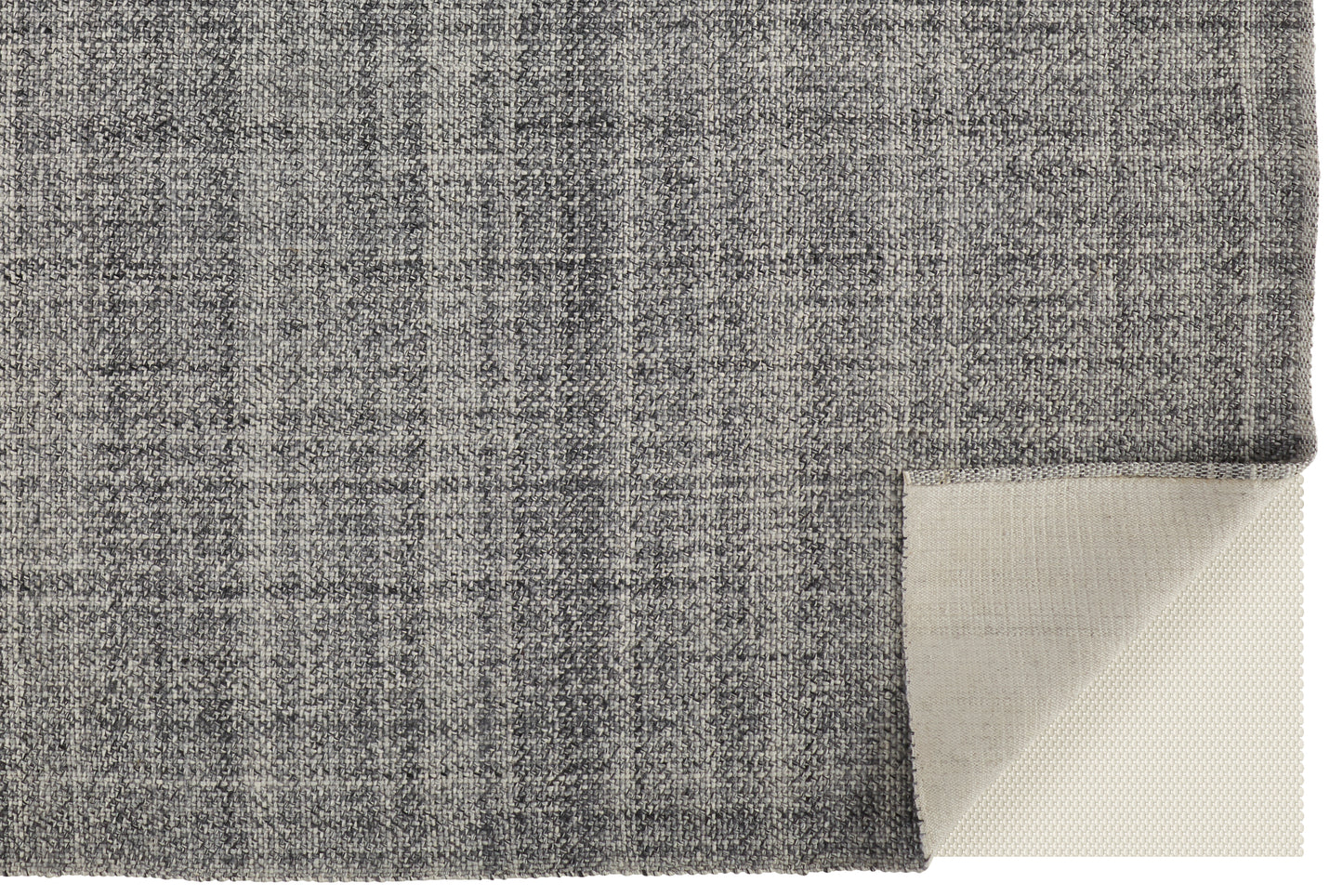 Naples Transitional/Casual/Nautical & Coastal Solid/Stripes Gray/Ivory - Feizy Rug